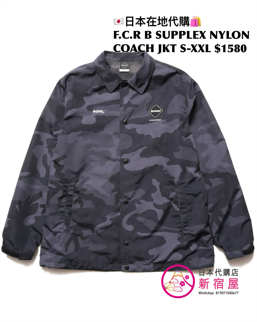 F.C.REAL BRISTOL SUPPLEX NYLON COACH JACKET/ HOODED BLOUSON/ EASY PANTS/ CAP