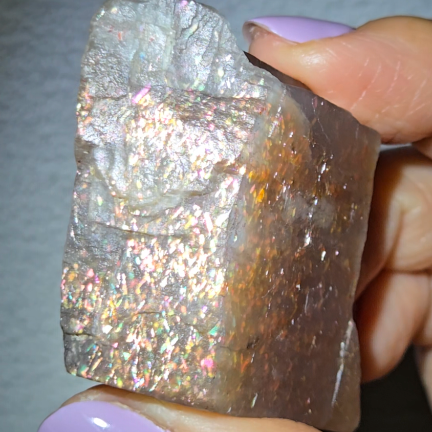 Rainbow lattice sunstone from Tanzania - SM263
