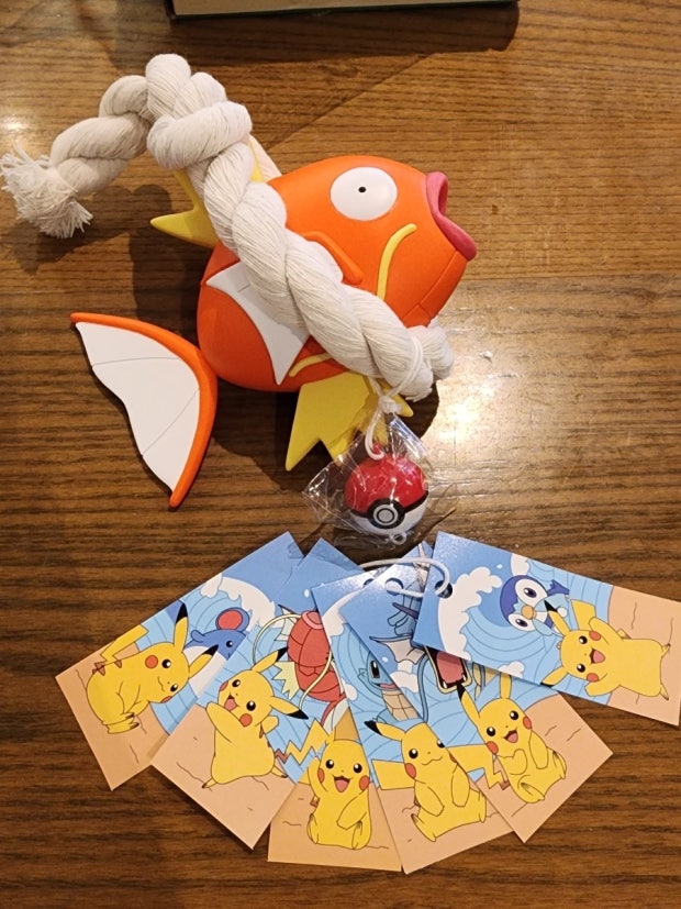 韓國院線 CGV X POKEMON 幸運 鯉魚王好運風鈴 - 紅色款