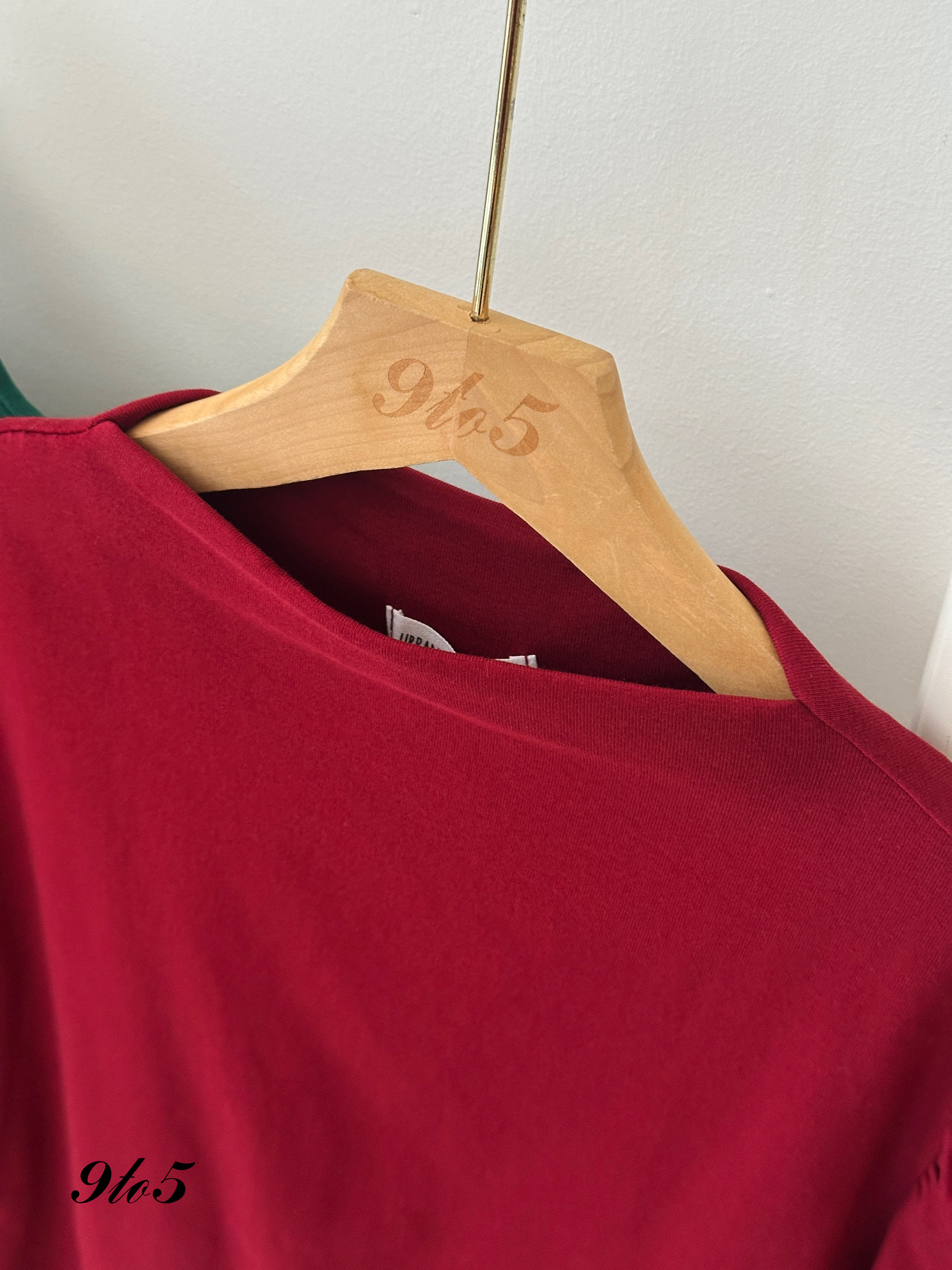 T3951 Mock Neck Puff Sleeve Top - 4 Colors