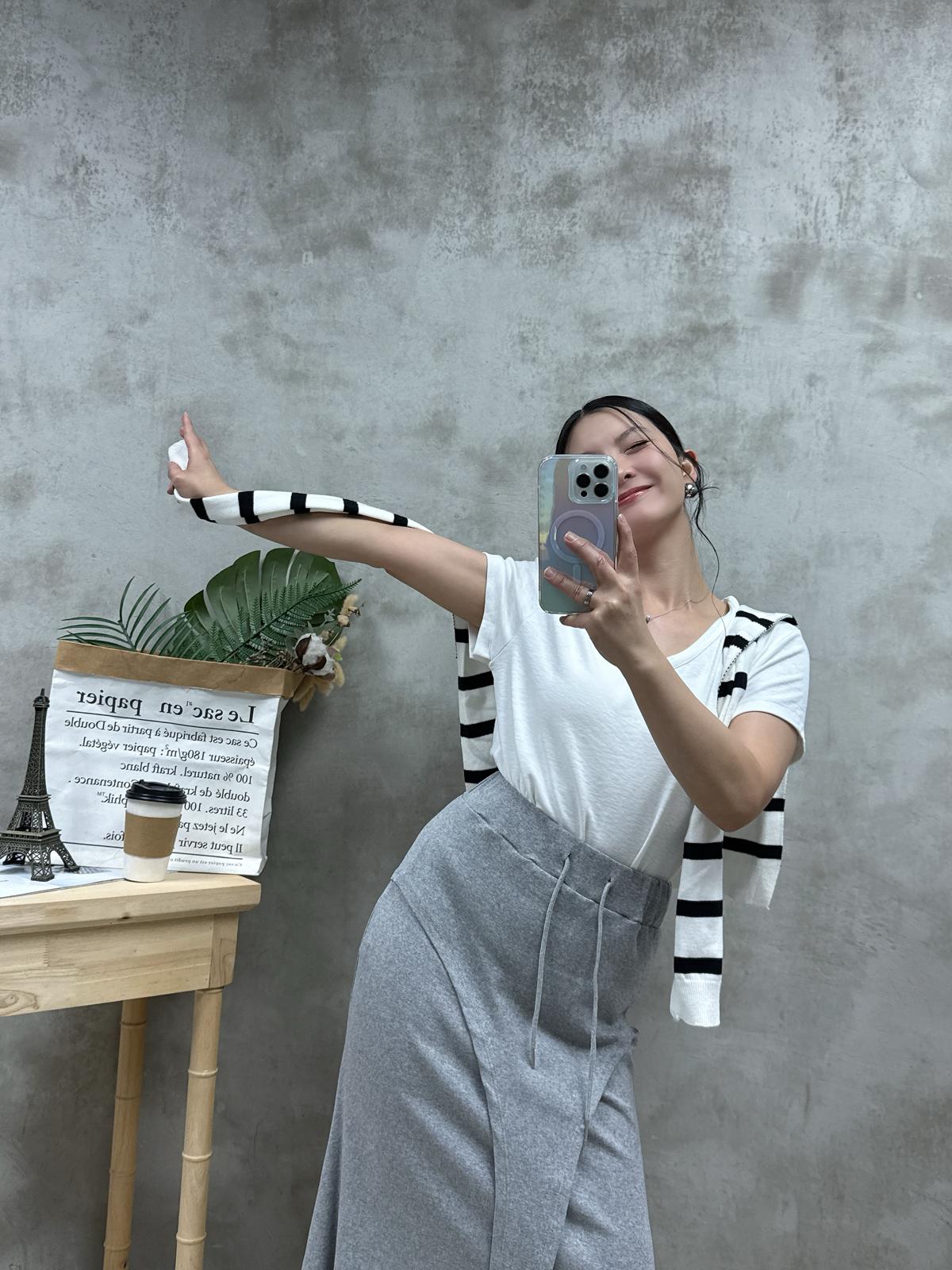 A10 大領凈色Top