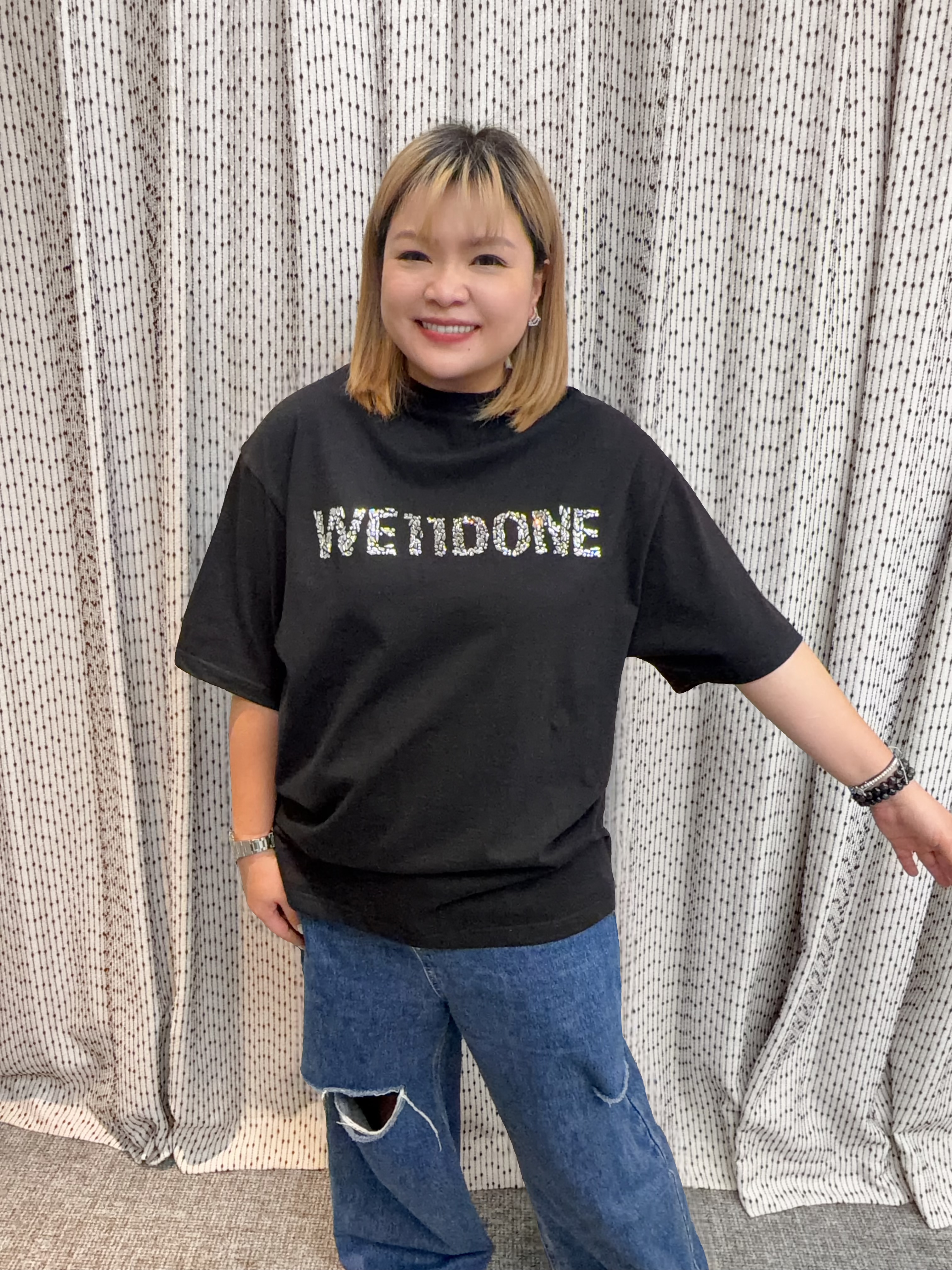 We11done閃石logo T-shirt 