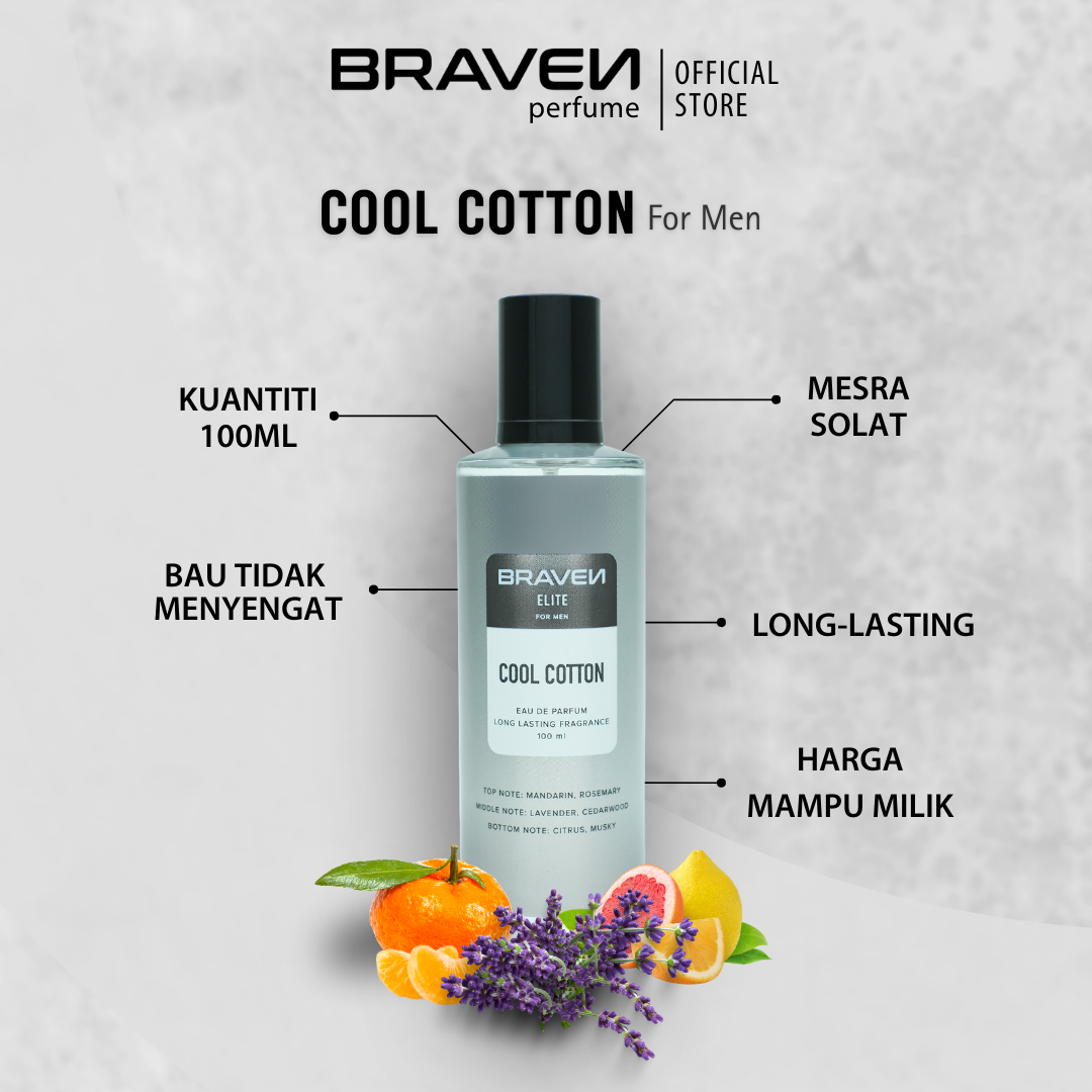 Braven Perfume - Cool Cotton 100ml