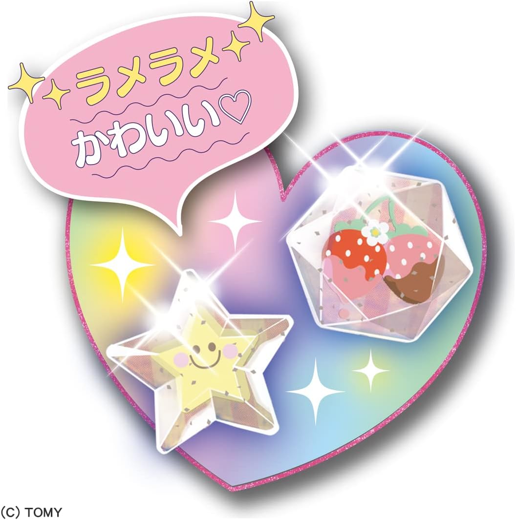 TAKARA TOMY 閃亮貼紙DIY寶石機 兒童DIY手作玩具 寶石貼紙製作機 女童創意玩具6歲以上 Vbuy