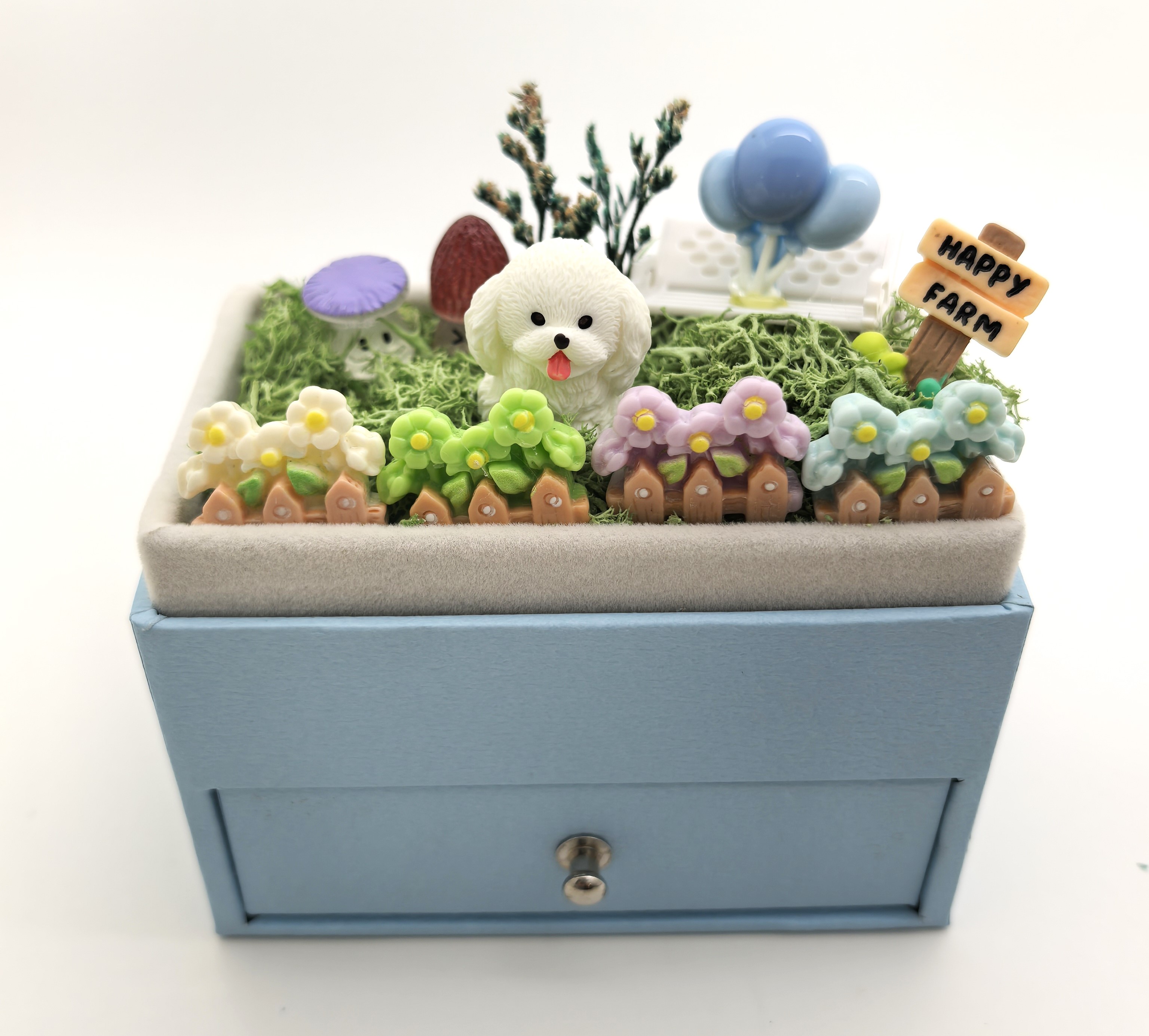 比熊狗狗主題手飾及卡片盒