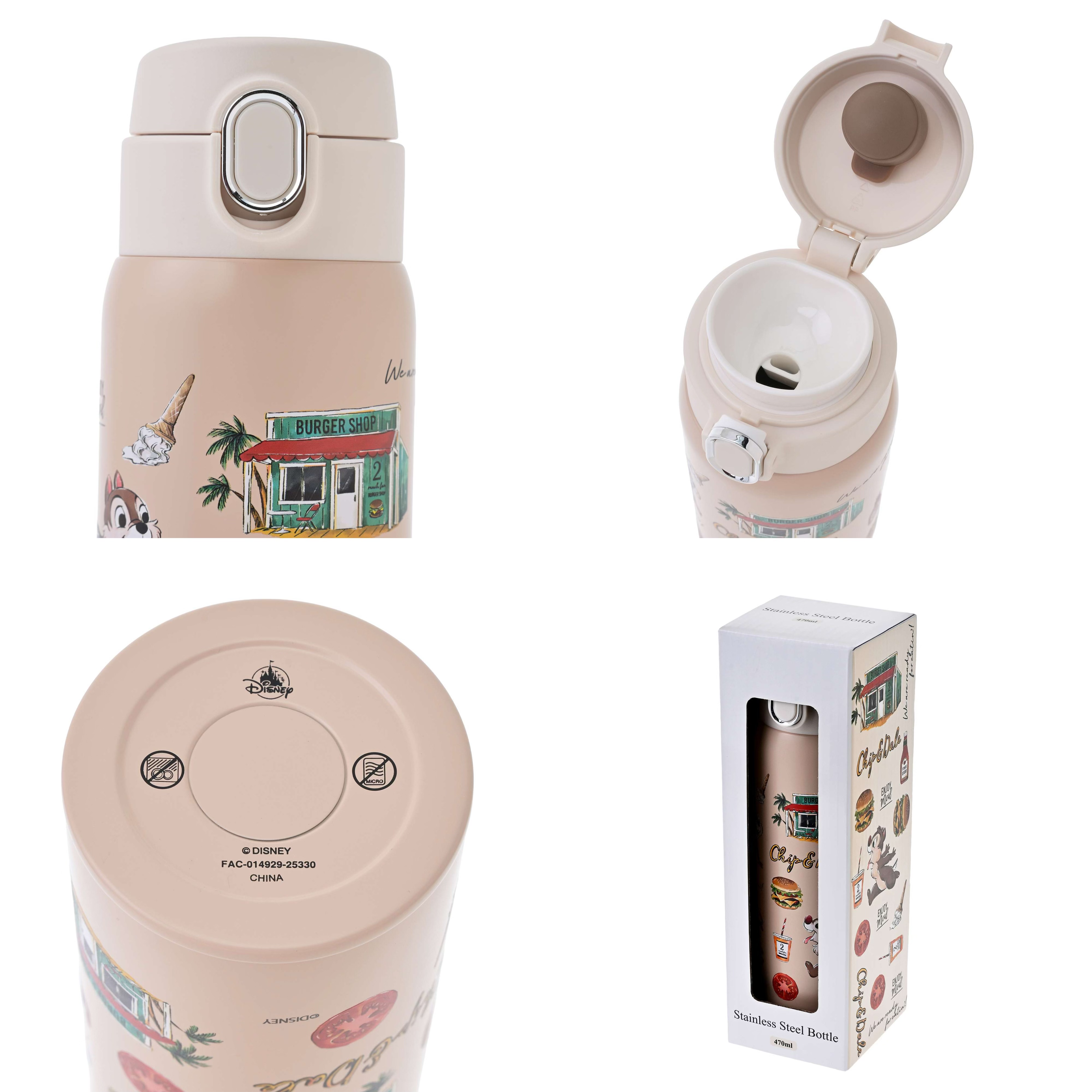✈️日本直送🇯🇵預訂🛍日本迪士尼DISNEY 夏季假日不鏽鋼水瓶（ Mickey / Chip and Dale ）