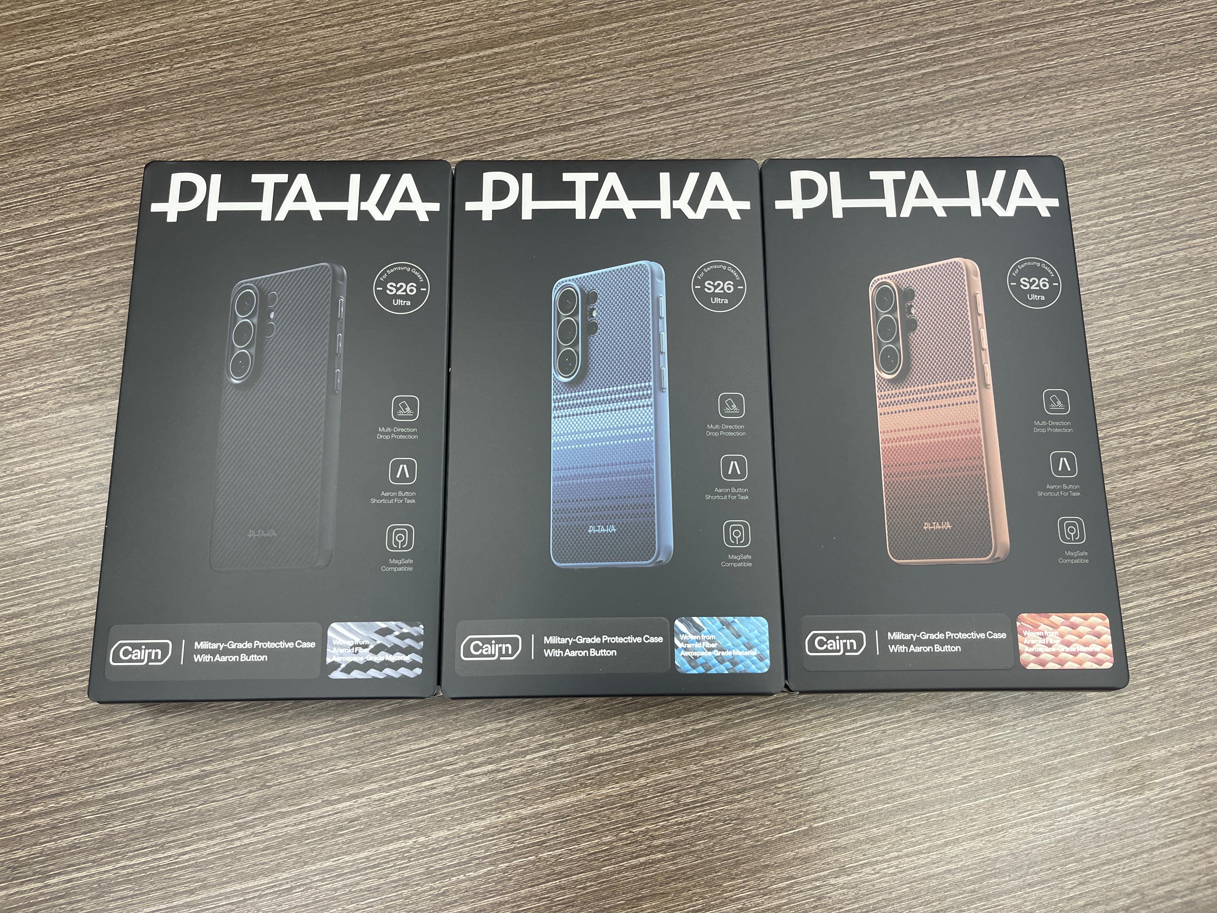 PITAKA Carin Case for Samsung Galaxy S26 Ultra MagSafe 航太纖維防撞殼 