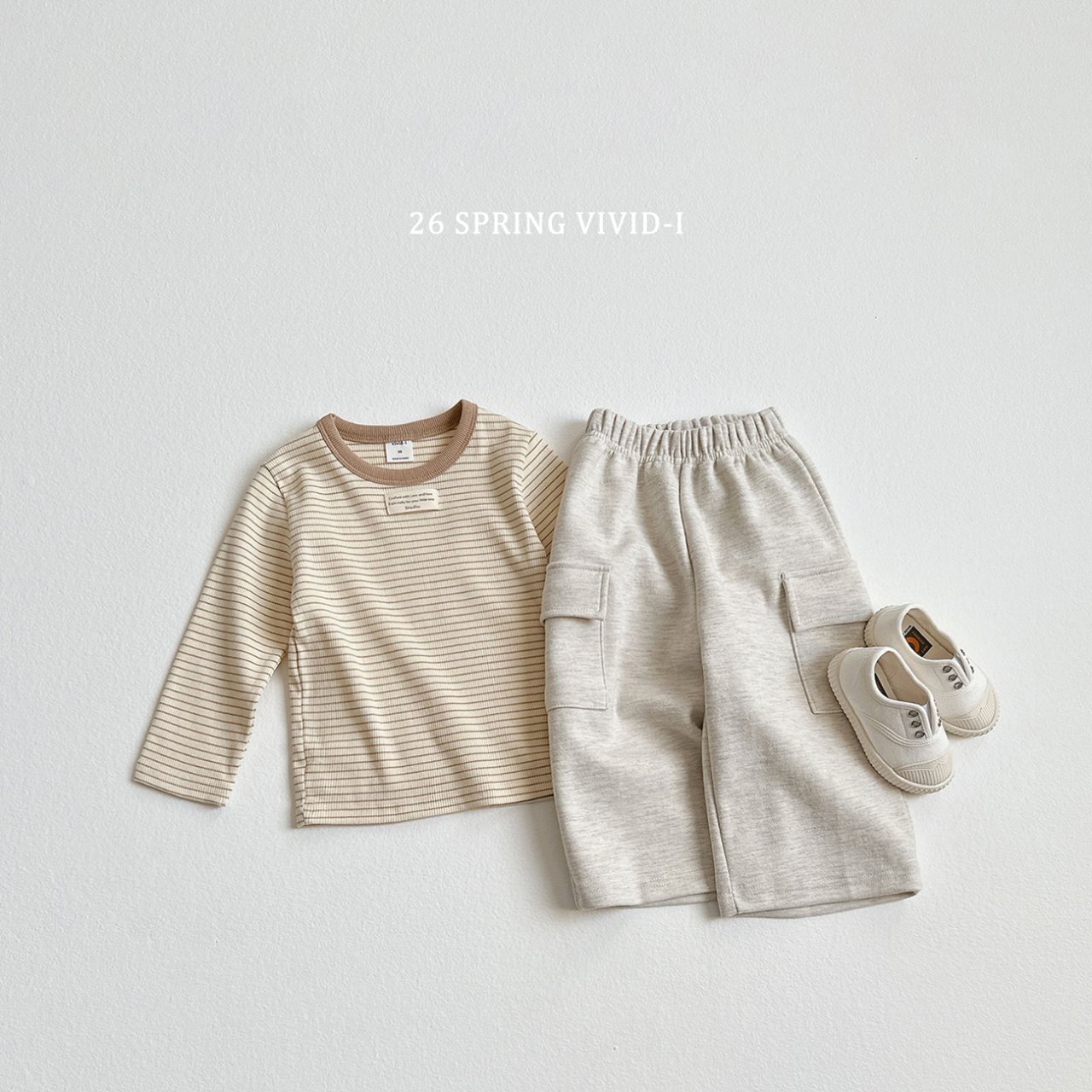 🌸預訂 韓國直送🌸🇰🇷VIVIDI四色寬鬆工裝闊腳運動褲