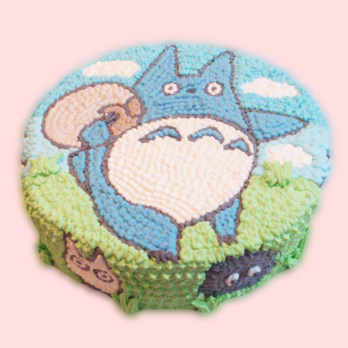 D18. 藍色龍貓蛋糕 (急單蛋糕 立體蛋糕）