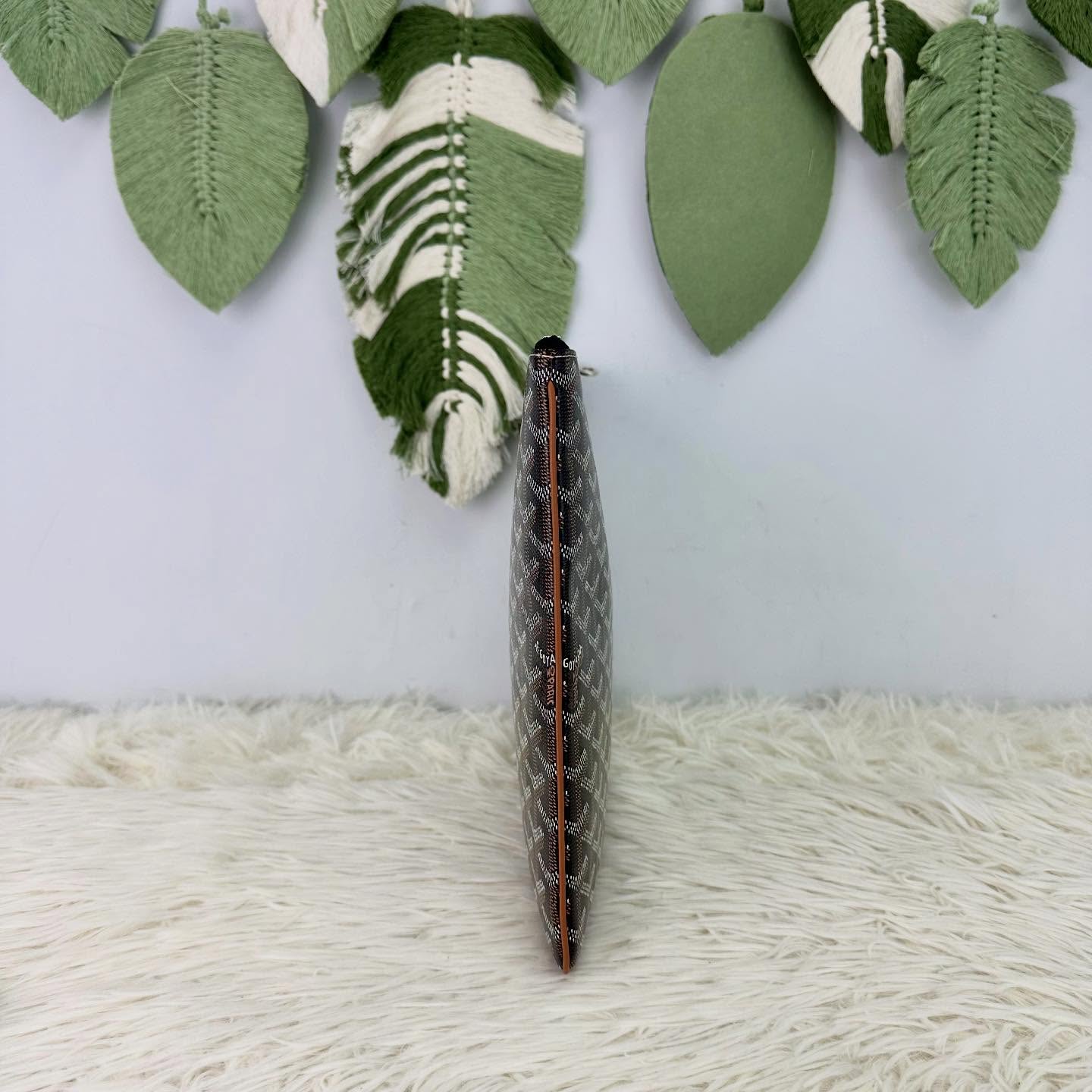 GOYARD 🤍PRE OWNED Sénat MGM Pouch 啡色印花手拿包 2025年 全套有盒🤎