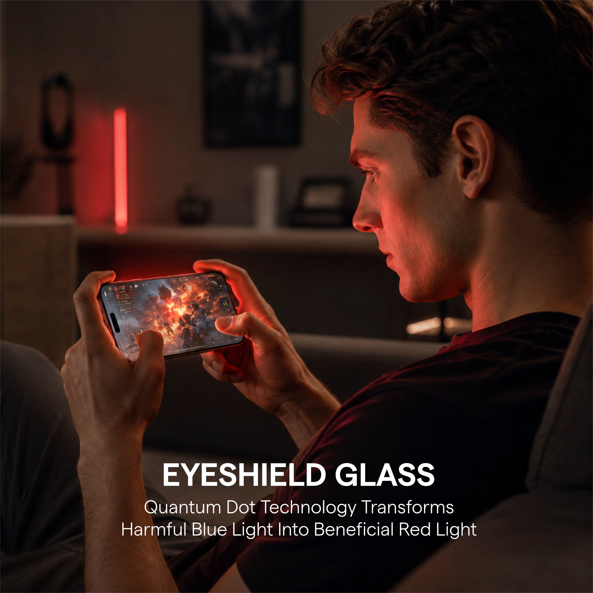 GUAN iPhone 18 series EyeShield 護眼玻璃保護貼：留住有益紅光，開啟螢幕光療新時代