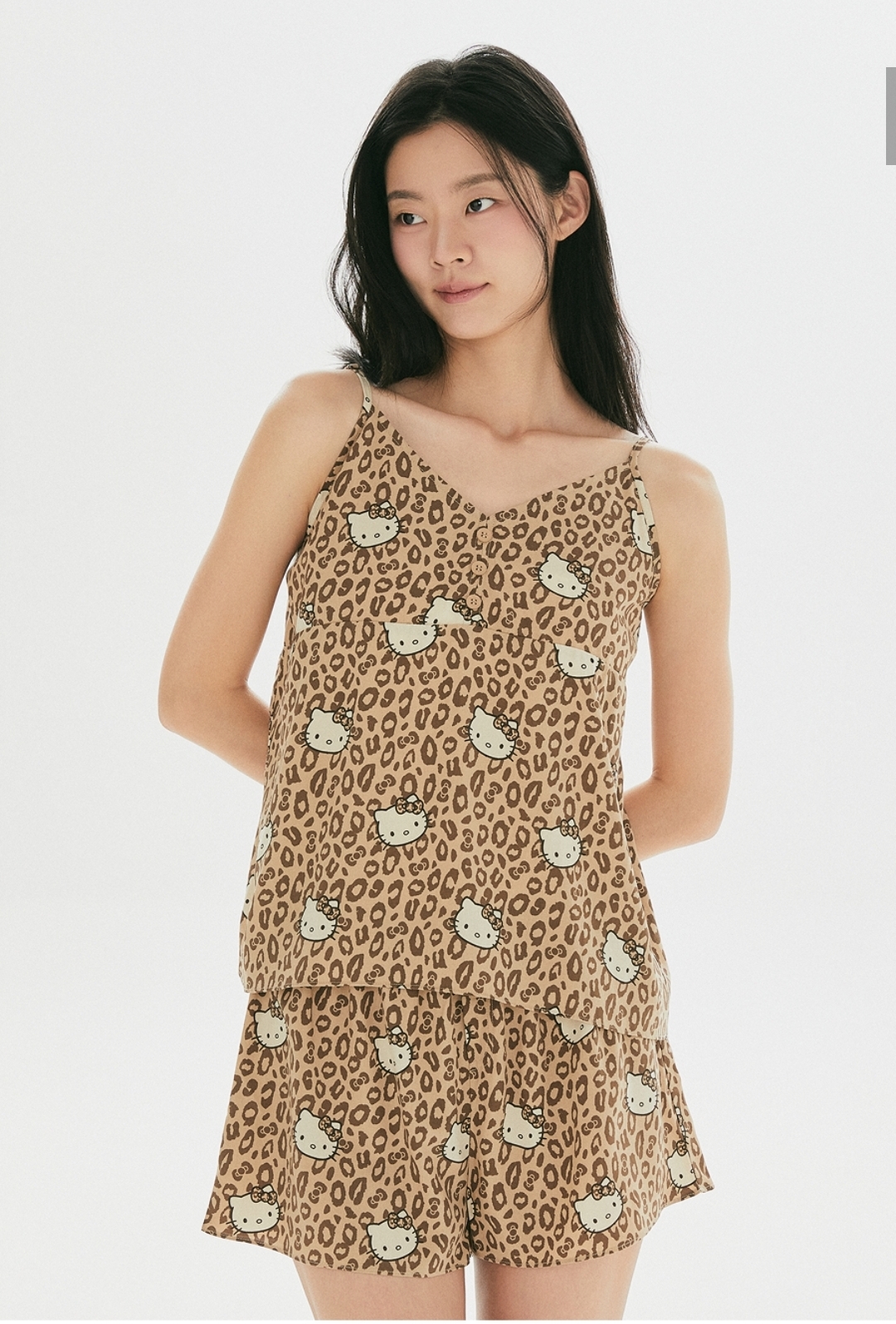預購 7月中發貨｜SPAO X Hello Kitty Leopard 睡衣套裝