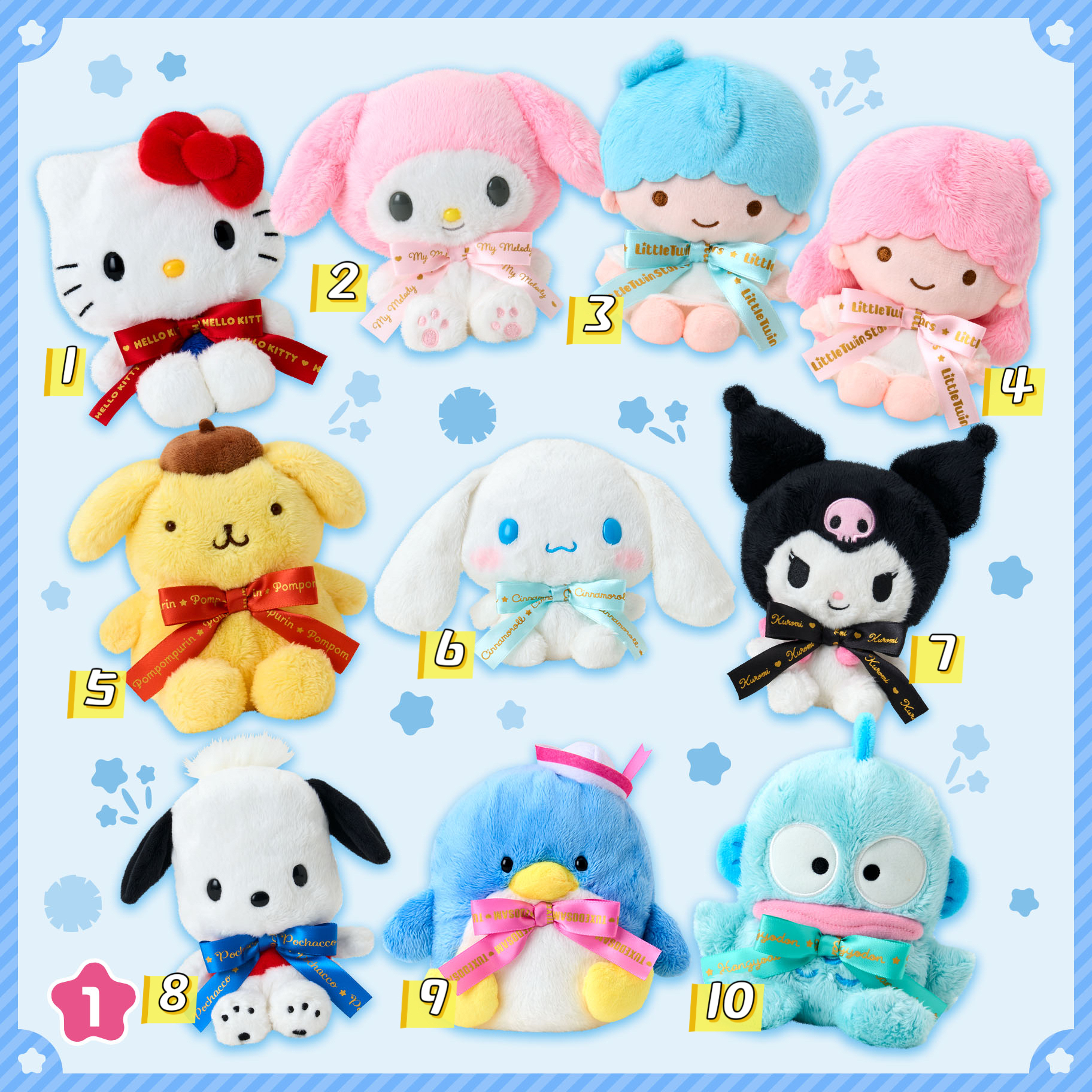 🎀【預訂】 2026年Sanrio角色大獎Part 2 公仔