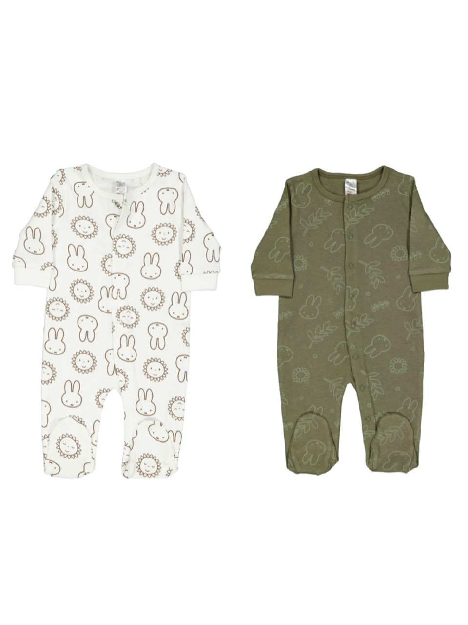 Miffy newborn baby long sleeves overall pajamas 