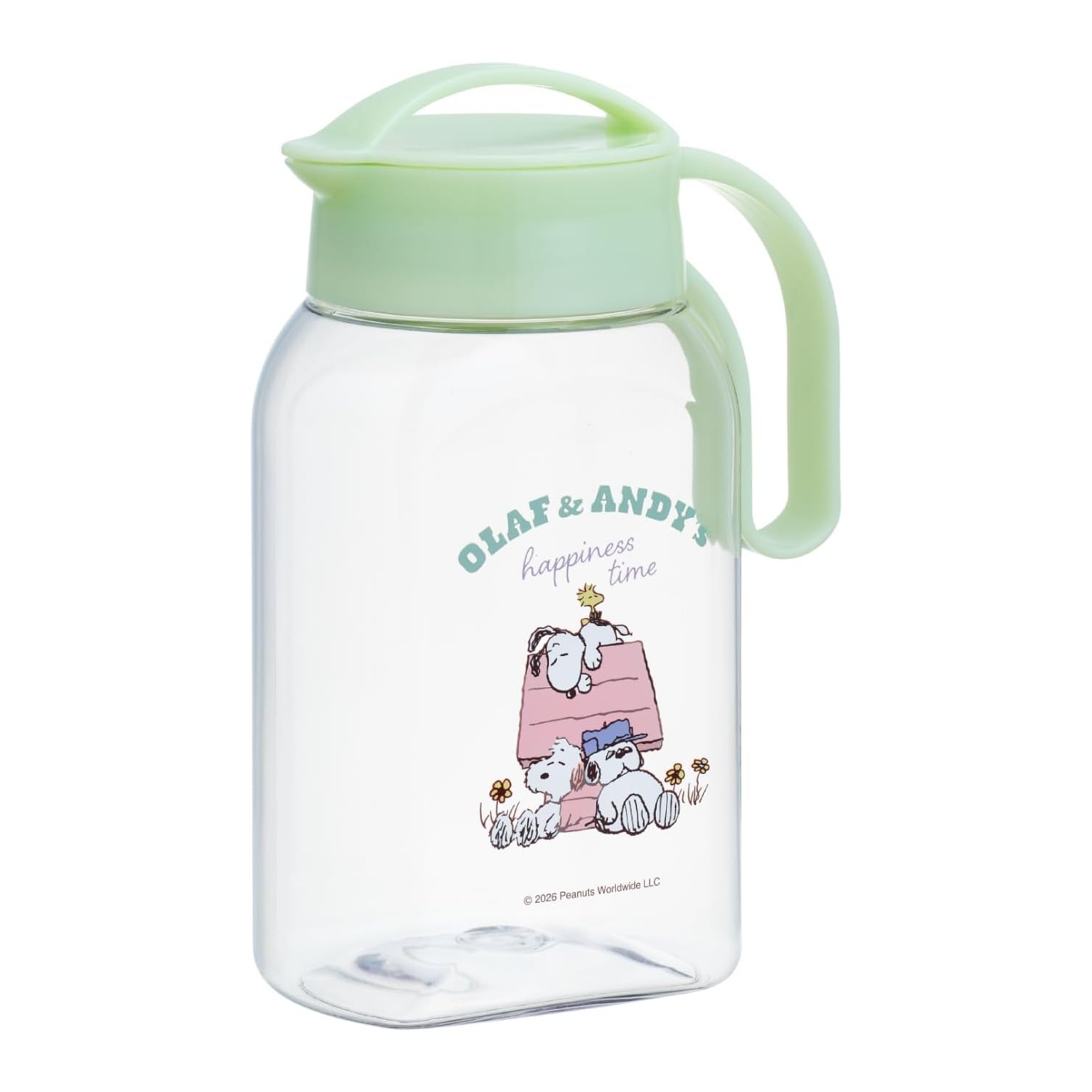 🔥🔥【日本製《LUSTROWARE》SNOOPY 1.8L 可橫放密封冷水壺】