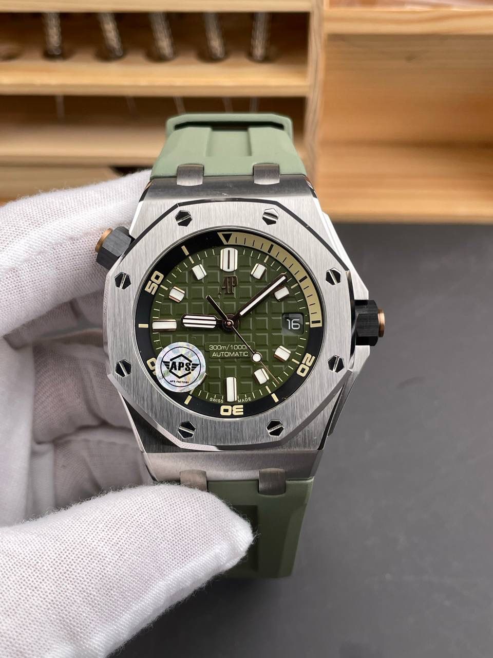 🚀皇家橡树15720 牛油果绿盘/42mm/4302机💯