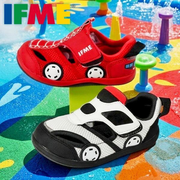 🆕【⭐訂購⭐】🇯🇵 日本直送  🌀 日本 IFME 警車/消防車 健康機能兒童涼鞋🌀[ELFD-0181][260723]