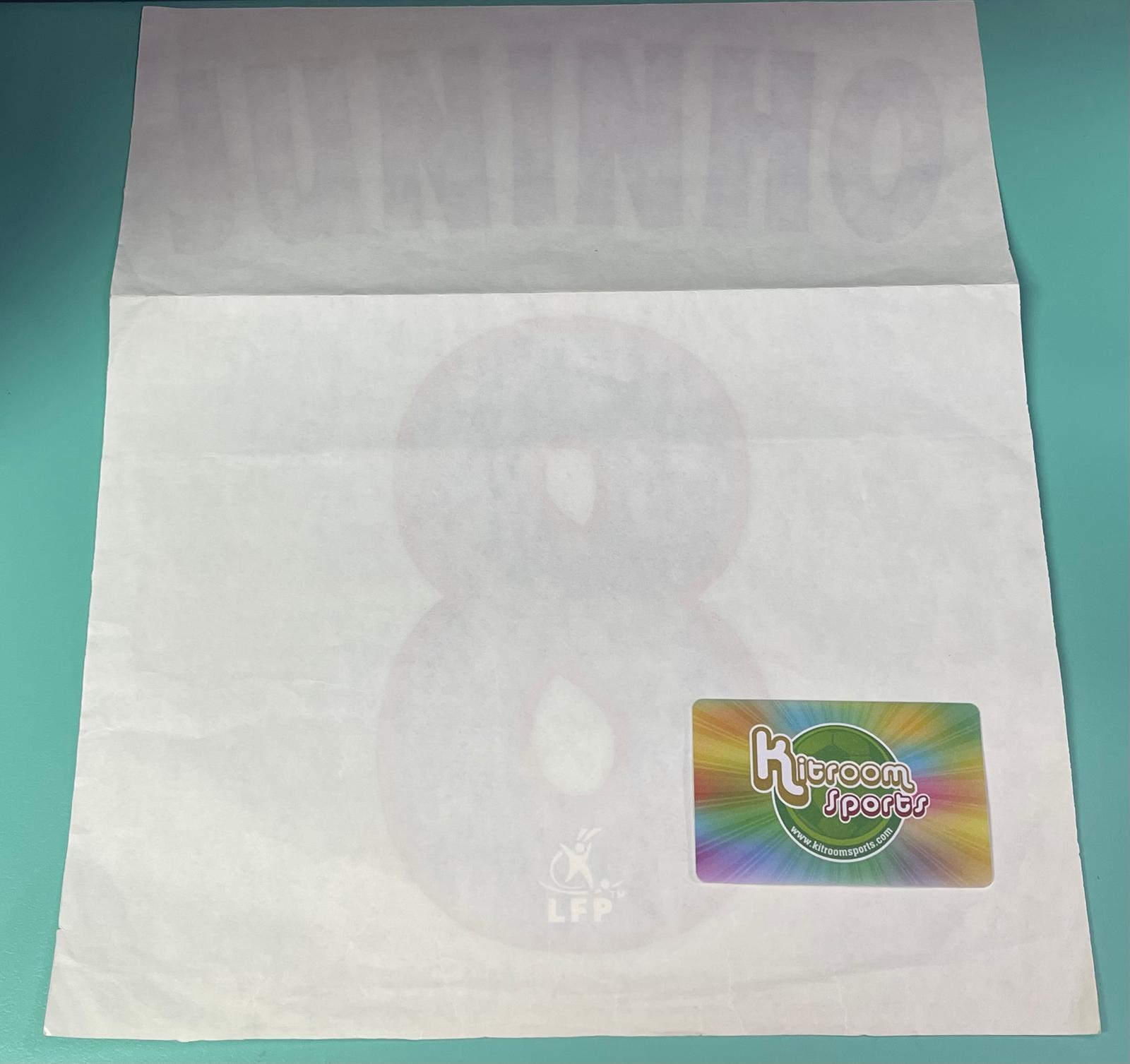 2006-07 Olympique Lyonnais Home Nameset #8 JUNINHO