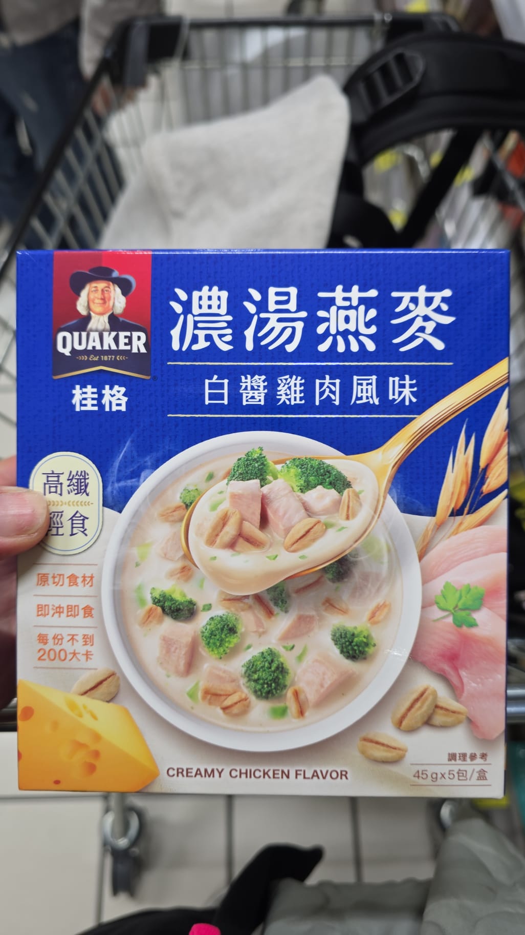 桂格 濃湯燕麥 白醬雞肉