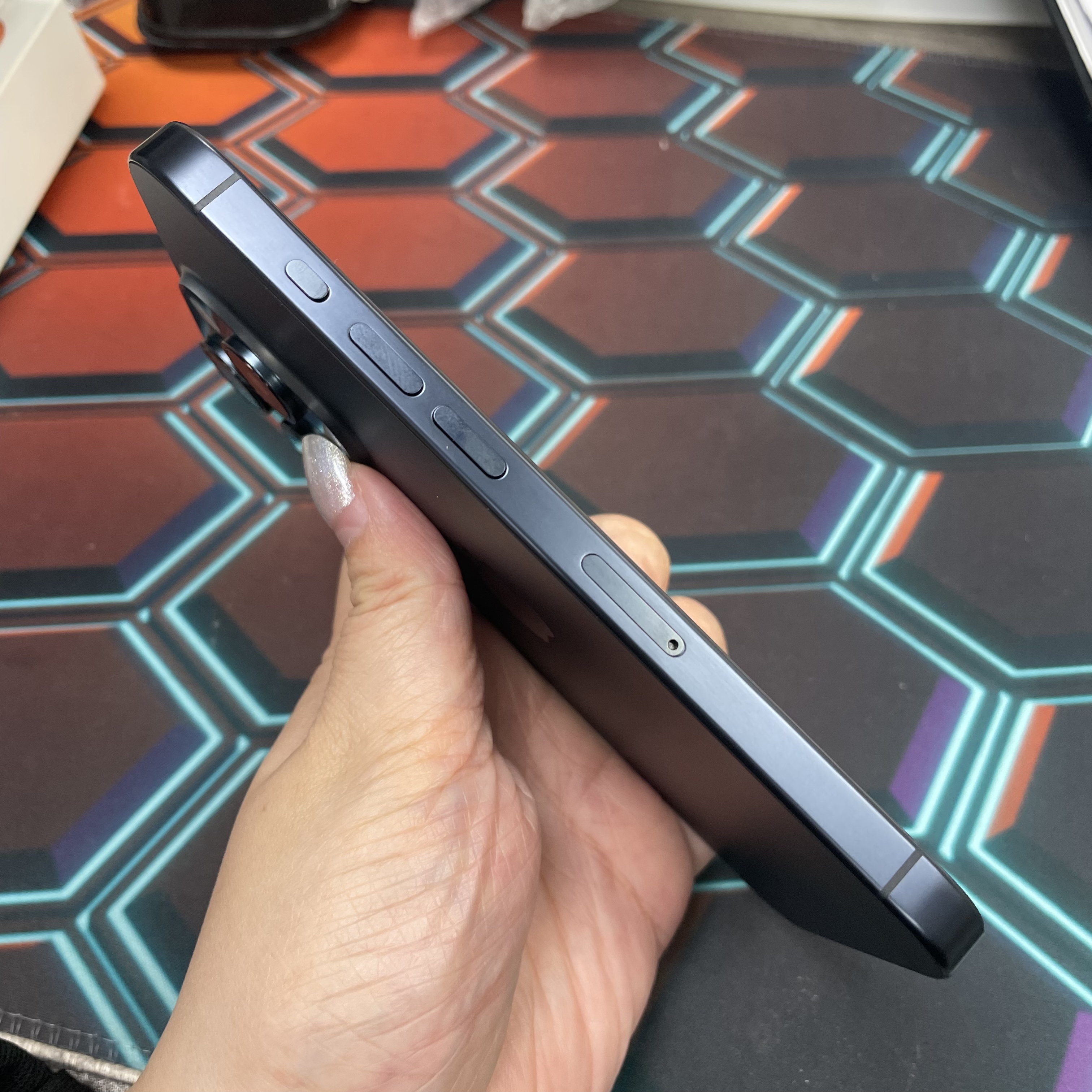 *7185 15 Pro 完美機 256GB 電100 藍色 blue