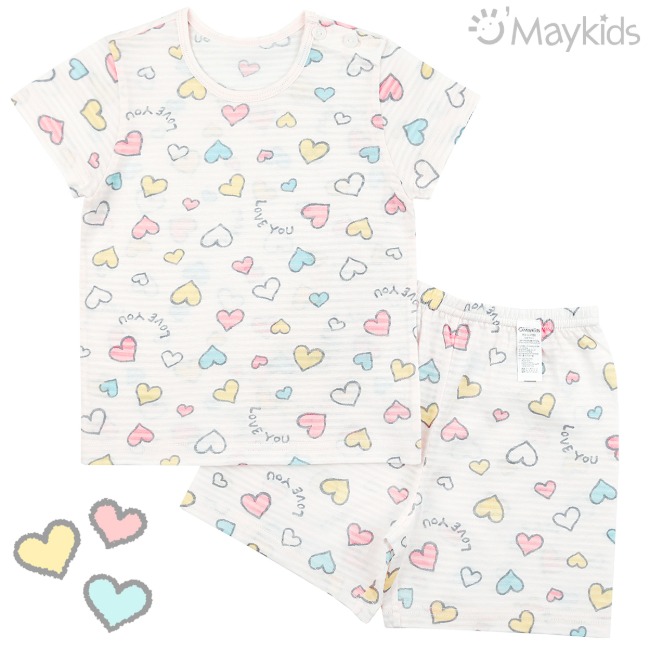 Maykids 5分袖家居服 (軟心)
