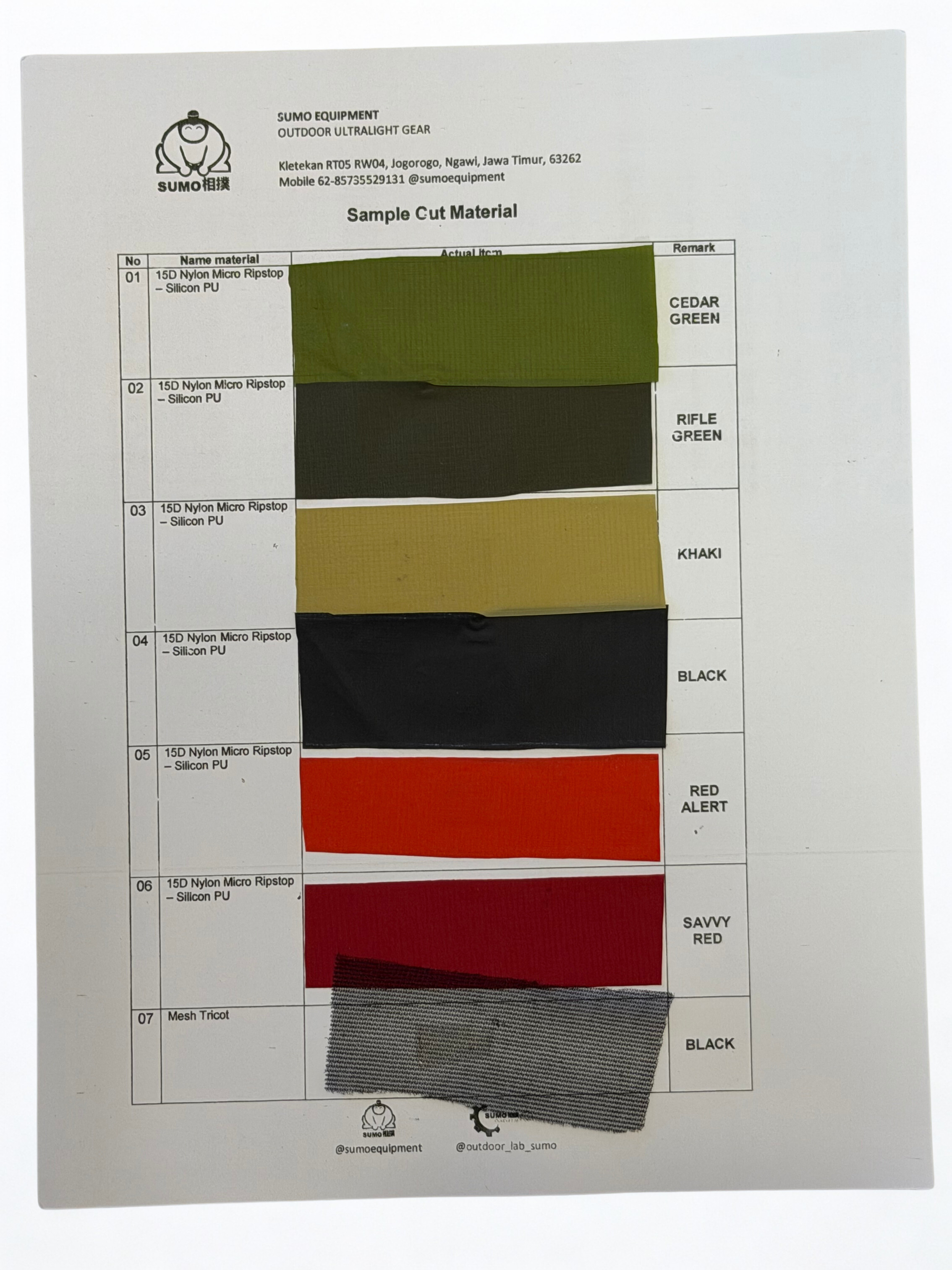 印尼品牌Sumo Equipment Yufu 2P自立營 free stand Tent - half Mesh 半網