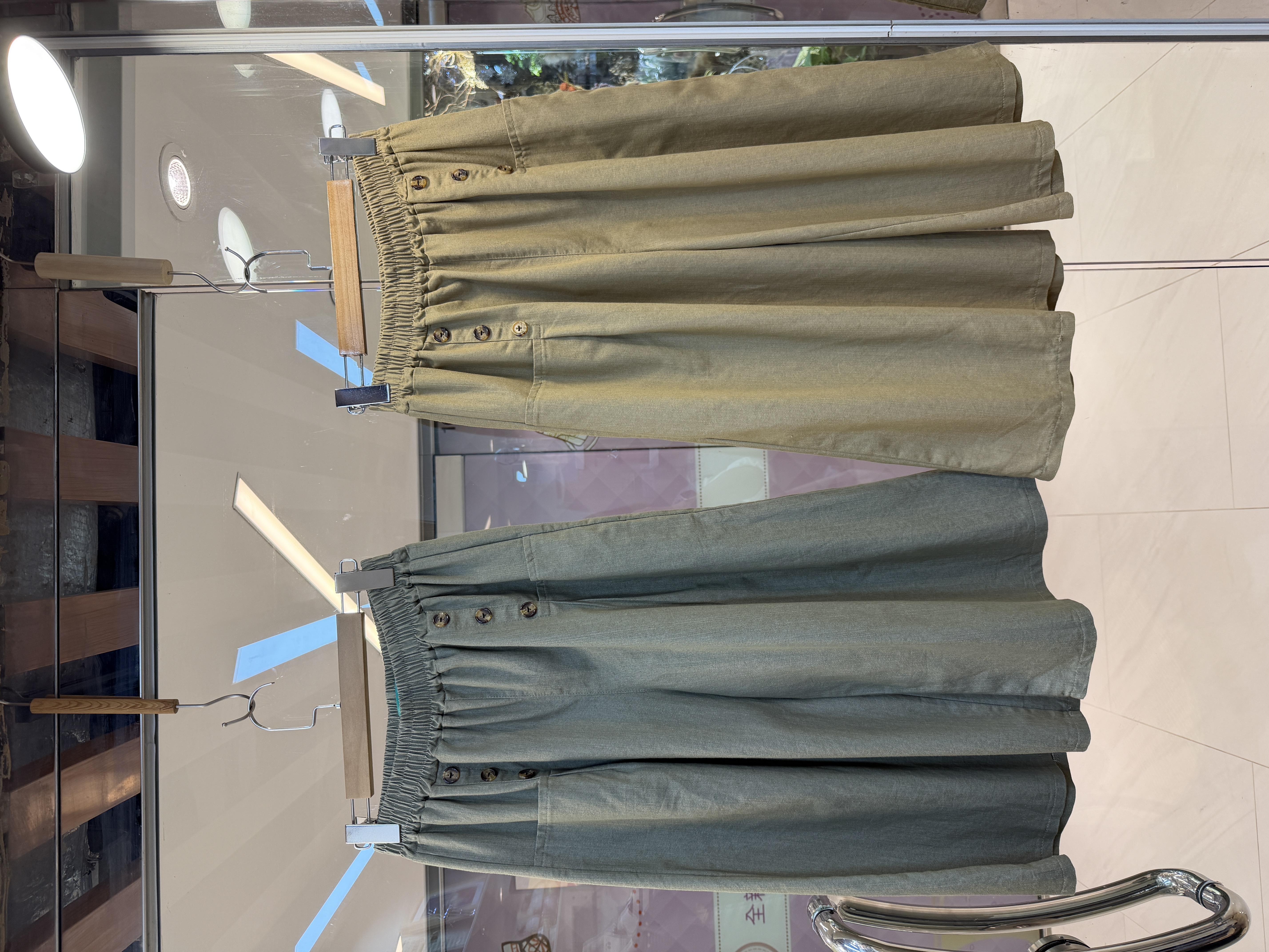 6粒鈕全像根腰褲 M642 417133269