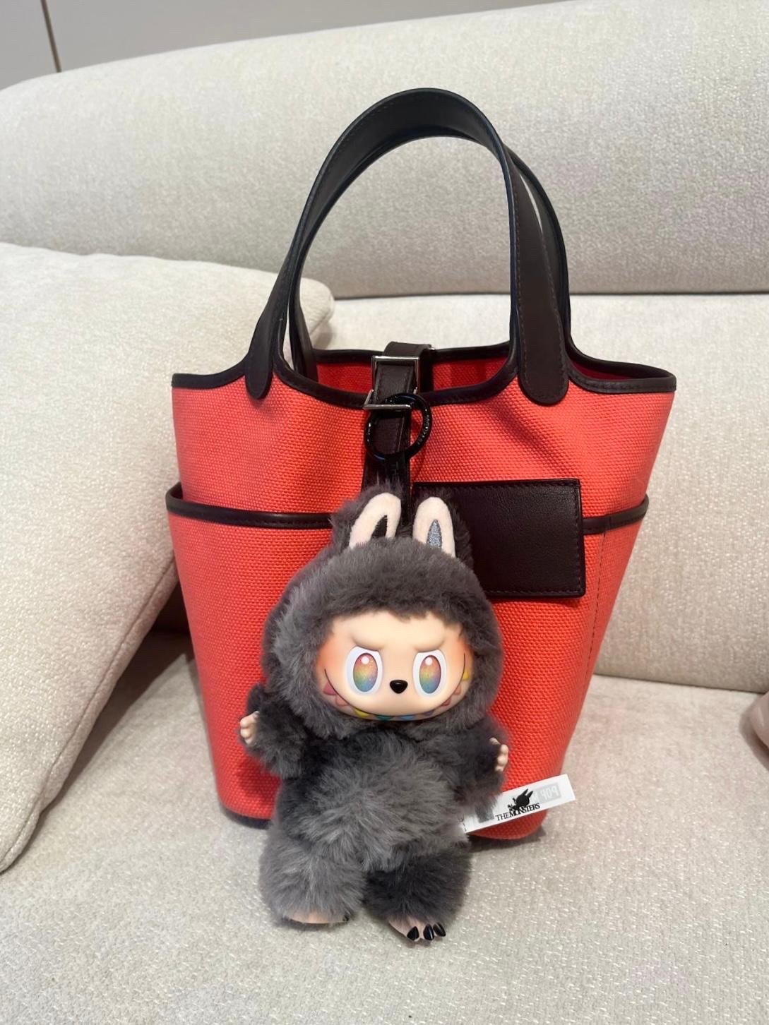 HERMES PICOTIN 18 LOCK POCKET cargo,stamp B德州粉紅,馬𩣑紅 100%Authentic, 98%New ✅收據副本✅key lock✅ dust bag 