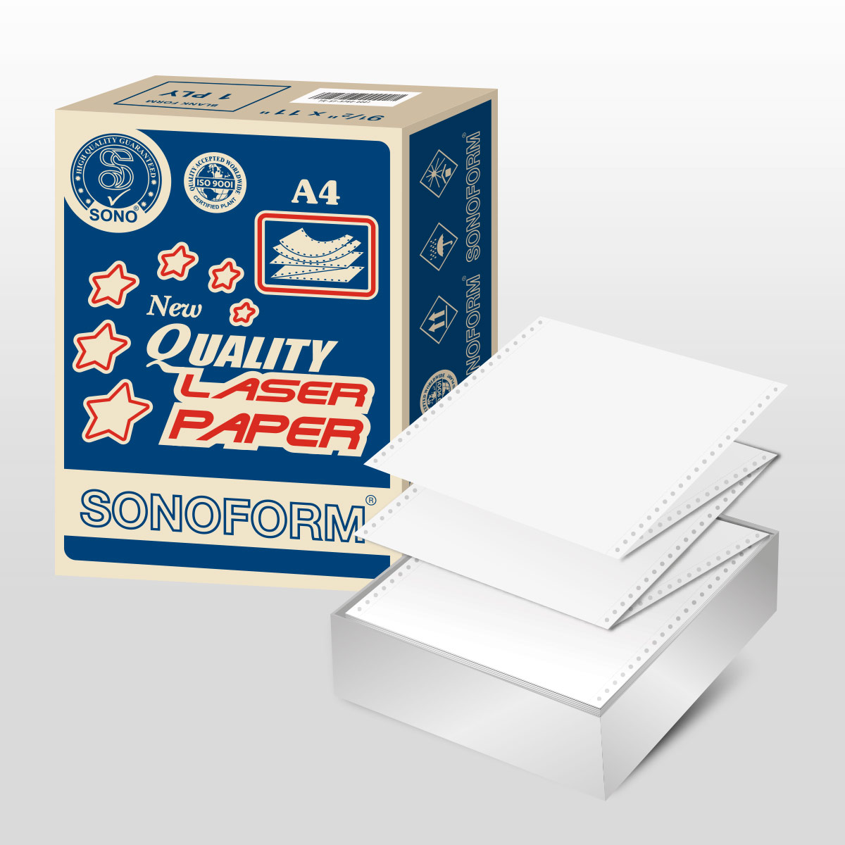 Sonoform Standard Blank / Pre-Printed (1 PLY/2 PLY/ 3 PLY/ 4 PLY/ 5 PLY)