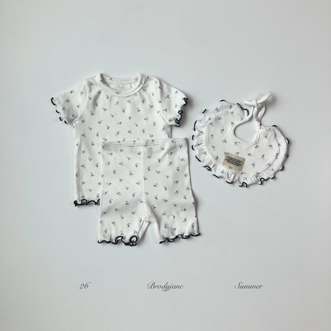 Blueberry Flower Short-Sleeve