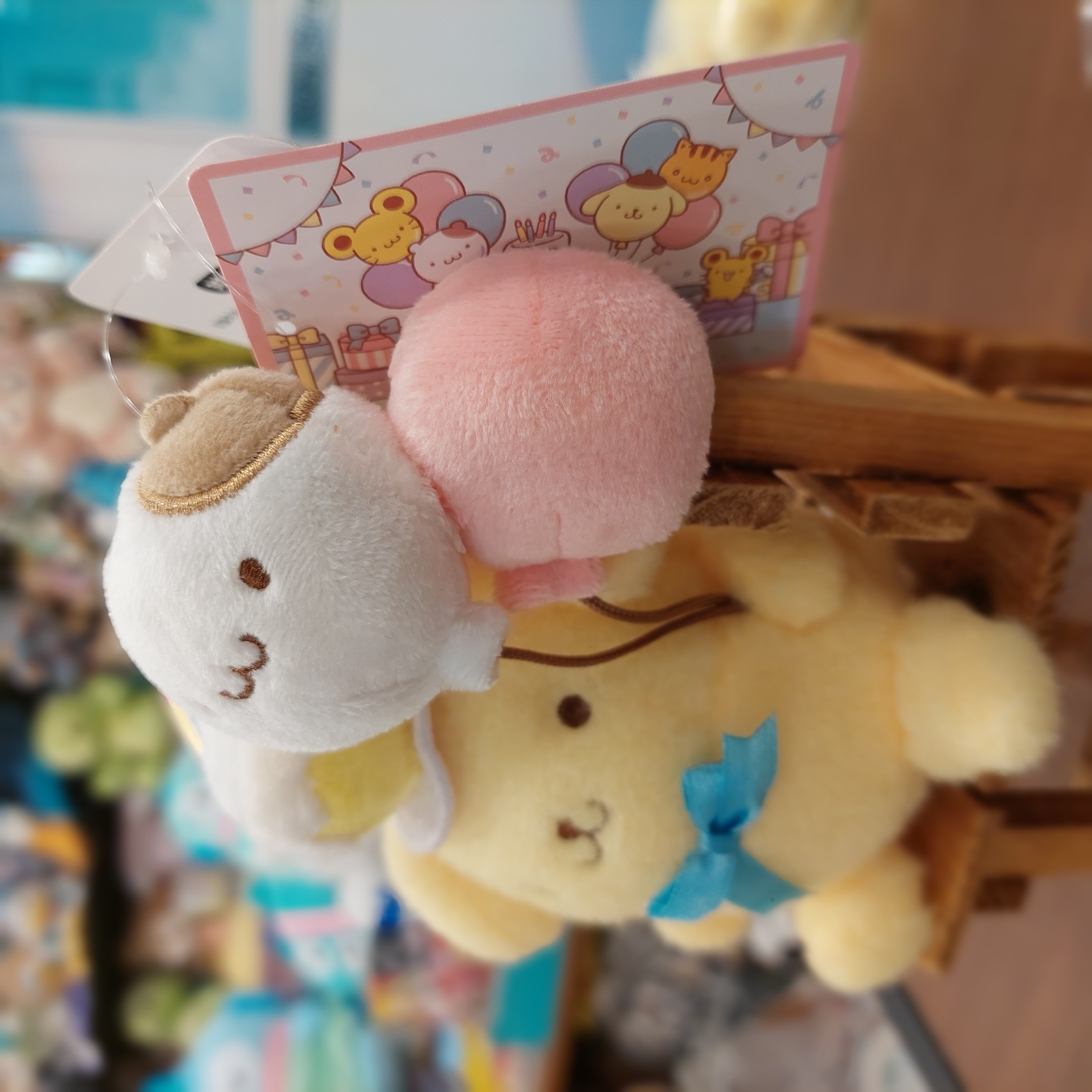 原裝日本 Sanrio Birthday 布甸狗 生日 系列 pompompurin  吊飾公仔