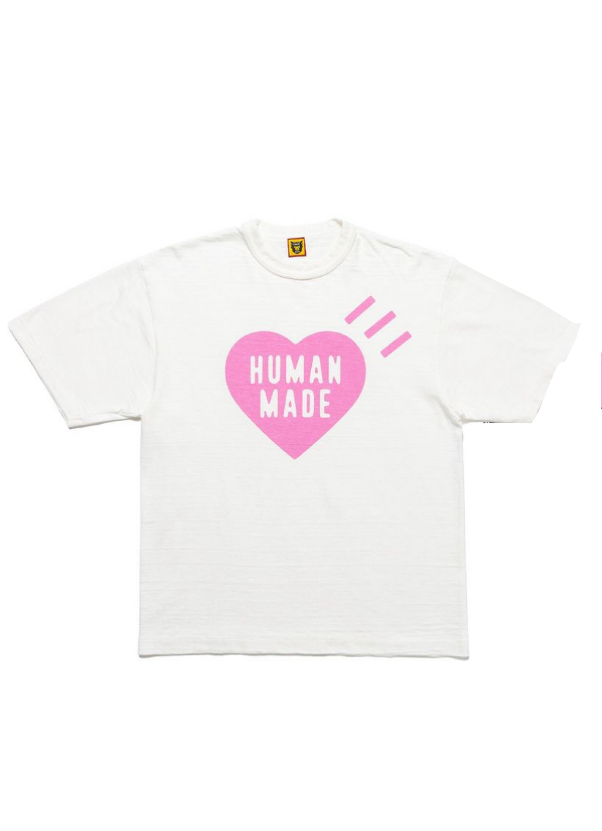 HUMAN MADE STORE EXCLUSIVELY S/S TEE / WHITE PINK / XL