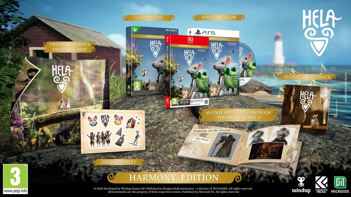 【預售1/ 12 】PS5 Hela：鼠鼠奇旅 / Hela：of Mice & Magic   中/英/日文  ( 英文封面 ) XLMS7561