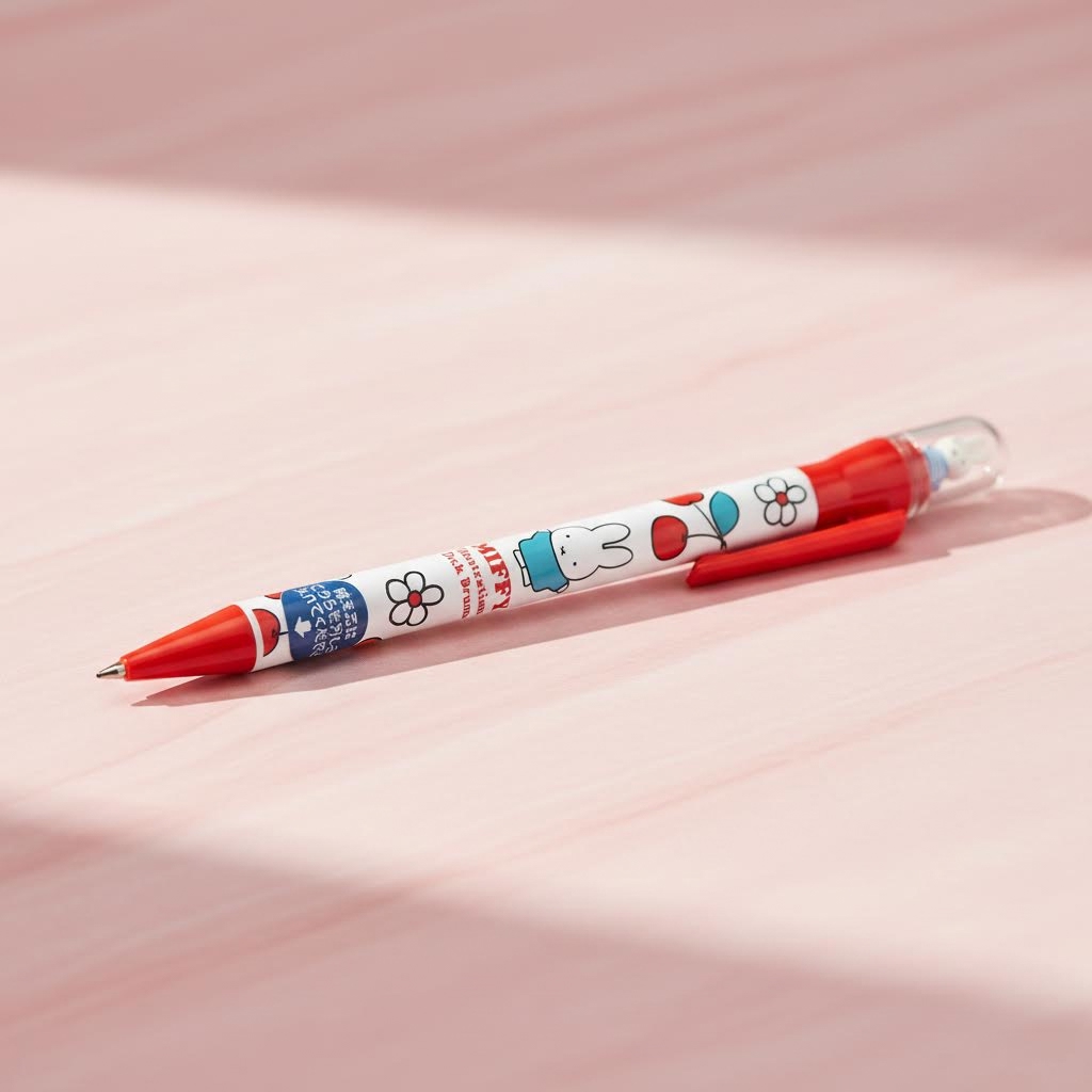 Miffy - 旋轉公仔鉛芯筆 (白色櫻桃款)