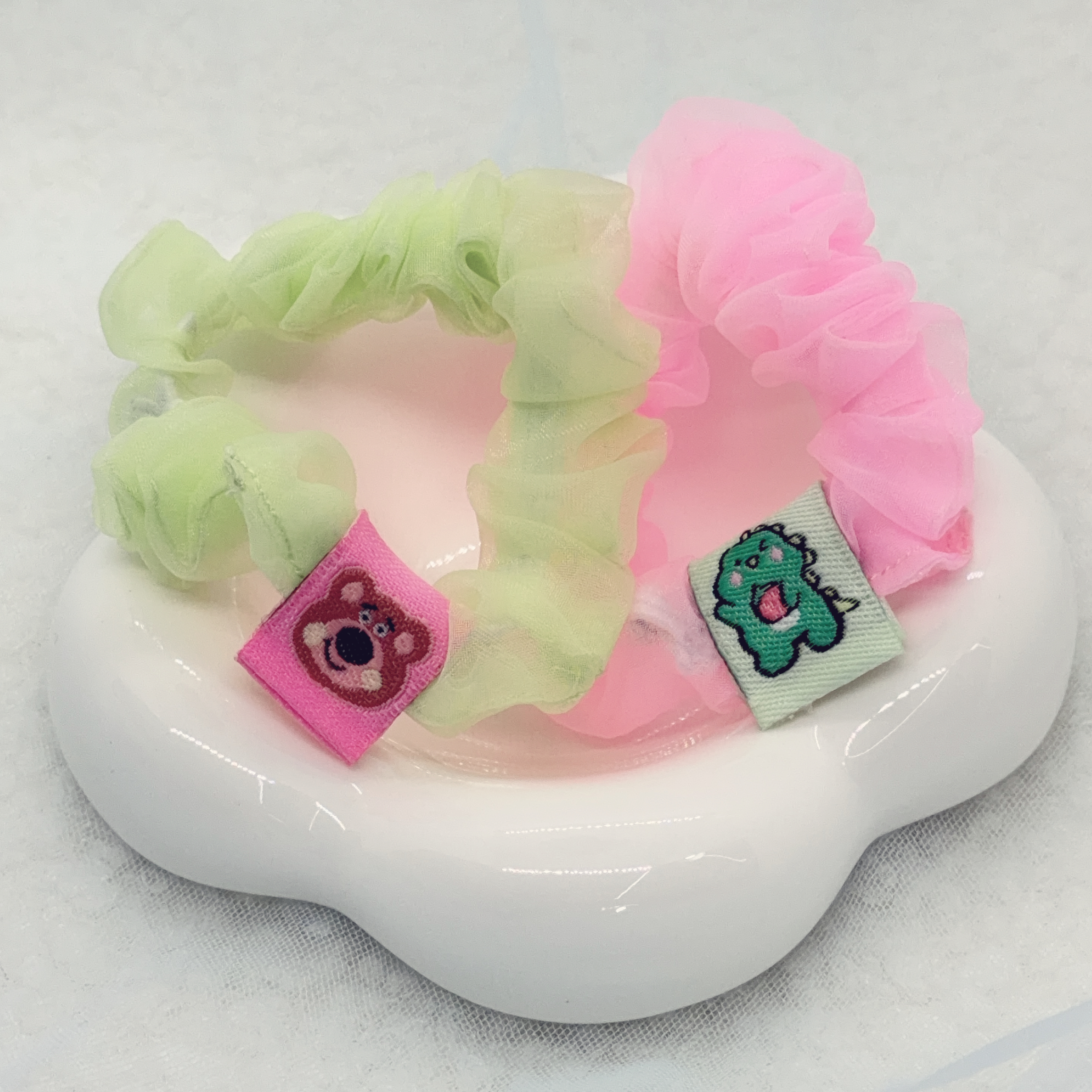 迷你網紗髮圈 (約5cm) (2pcs/set)