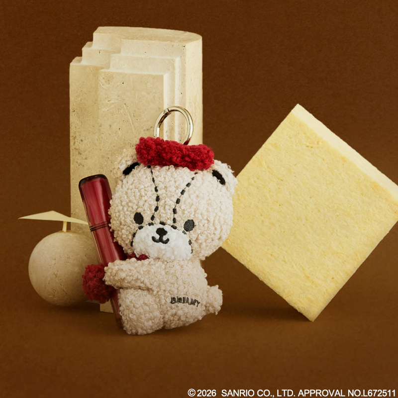 🎀【預訂】 HELLO KITTY × BRILMY 公仔唇膏掛飾 BOOK TINY CHUM