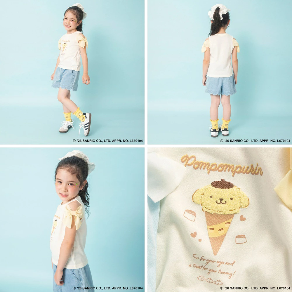 🆕【⭐訂購⭐】 🇯🇵日本直送 #Sanrio 雪紡露肩上衣［4款選］ [ELGA-0069][260813]