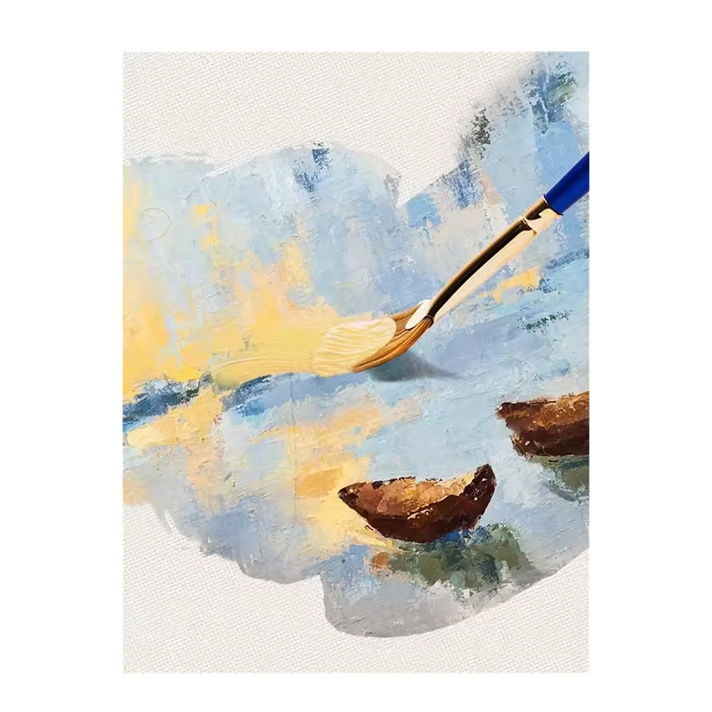 DIY油畫布 純棉油畫布 油畫板 油劃框 繪畫板 20*30cm ［平行進口］ HK2745