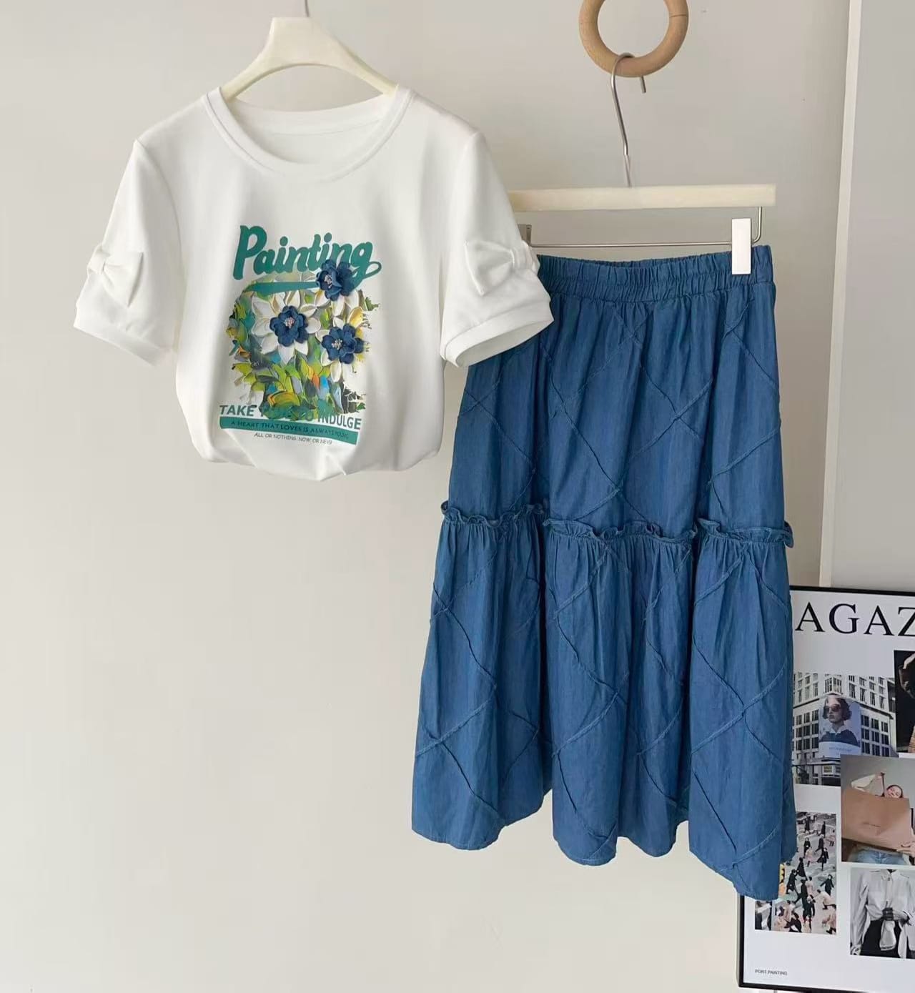 🌟高質立體花朵棉料top🌟