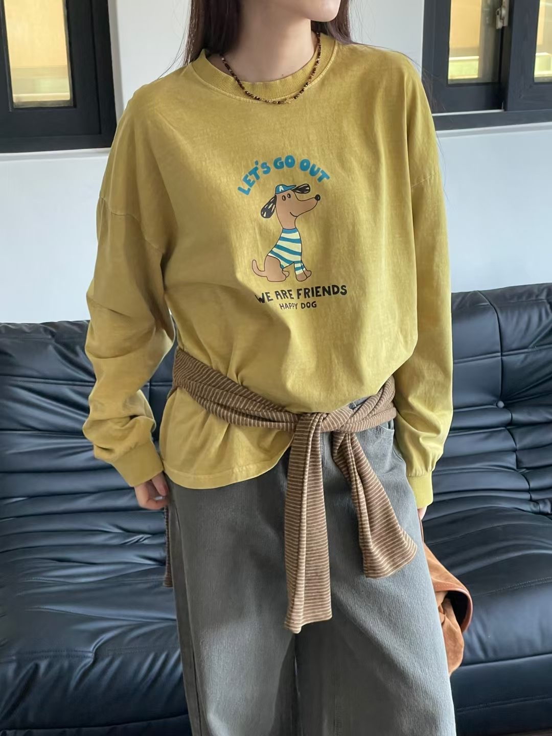 221650 橫間衫狗仔tee