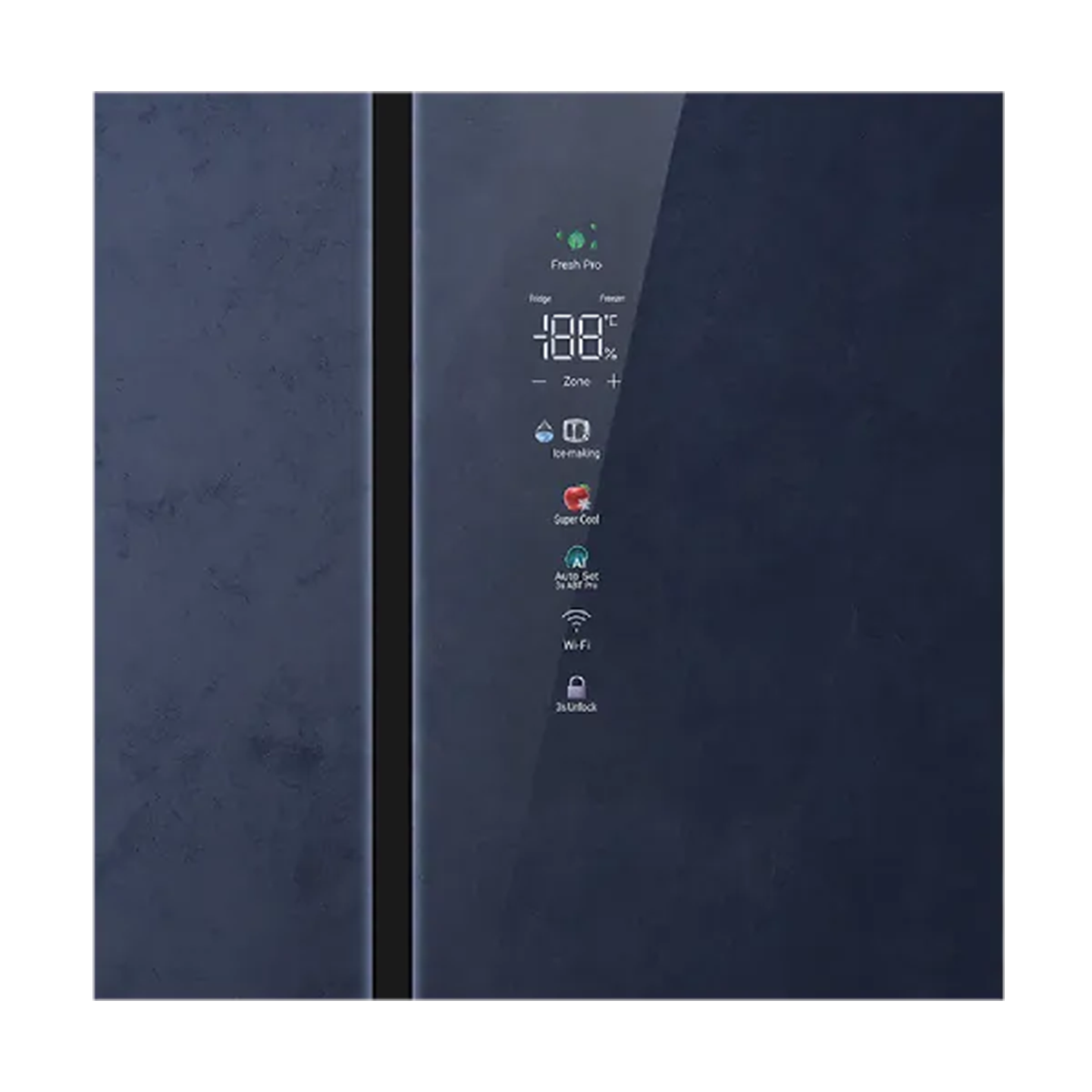 Haier 618L Multi-Door Inverter Glass Fridge Gold (HRF-IM618AG)