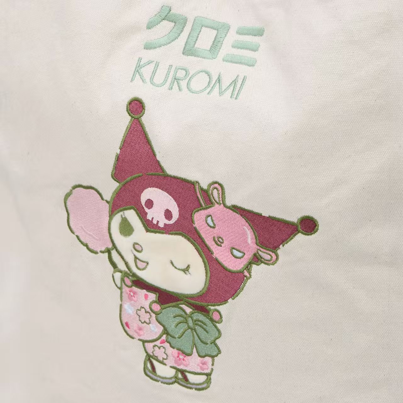 抹茶控必收！日本直送 Sanrio 抹茶和風帆布袋 Tote Bag