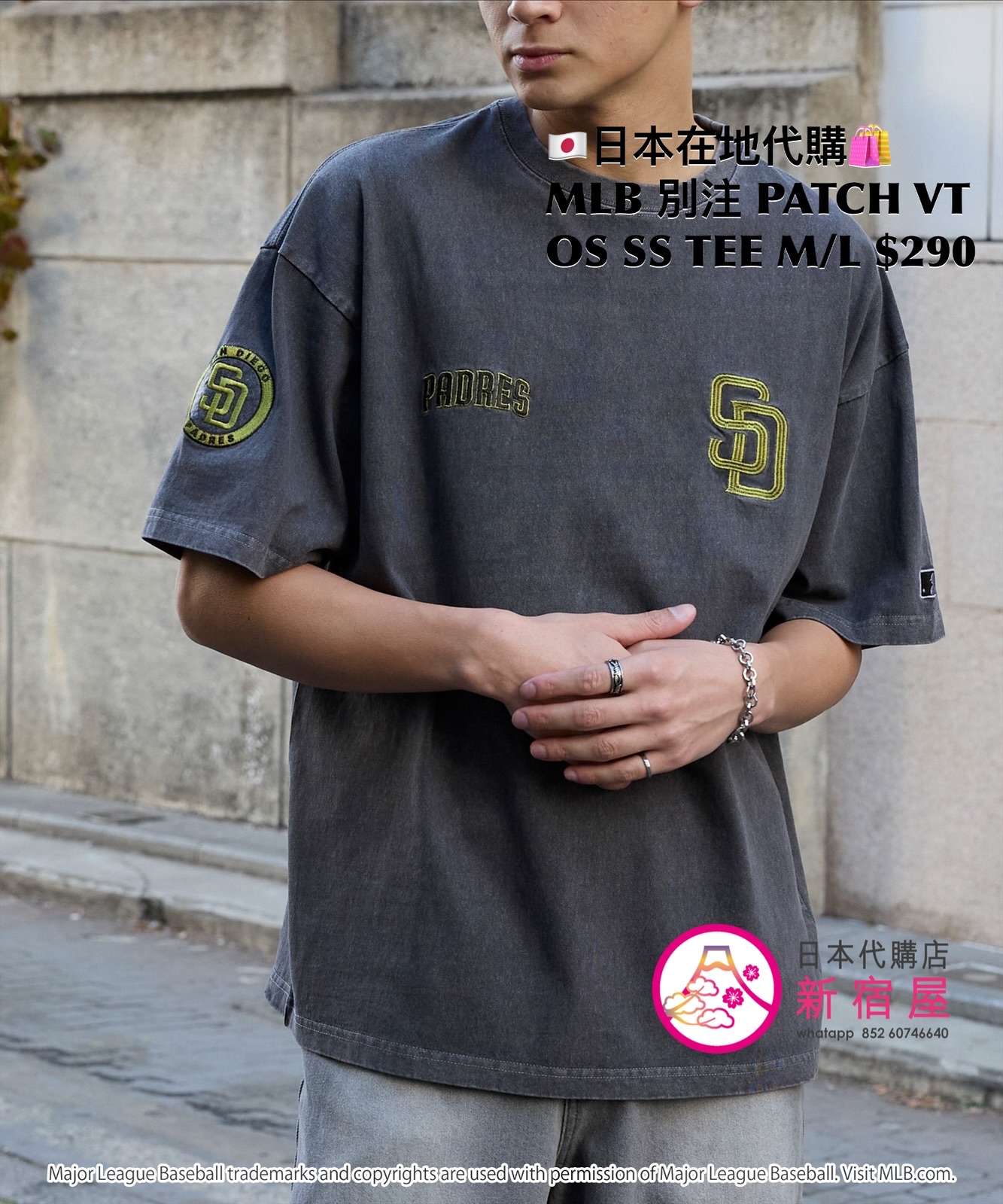 MLB 別注 PATCH VINTAGE OVERSIZED SS T-SHIRT