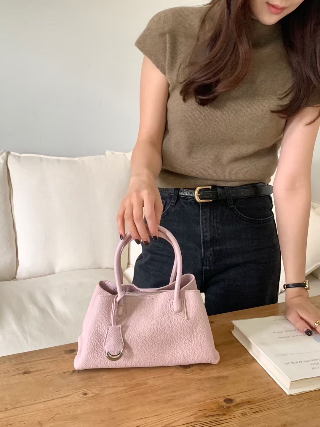 DM03_05  長柄橫Tote (4色)