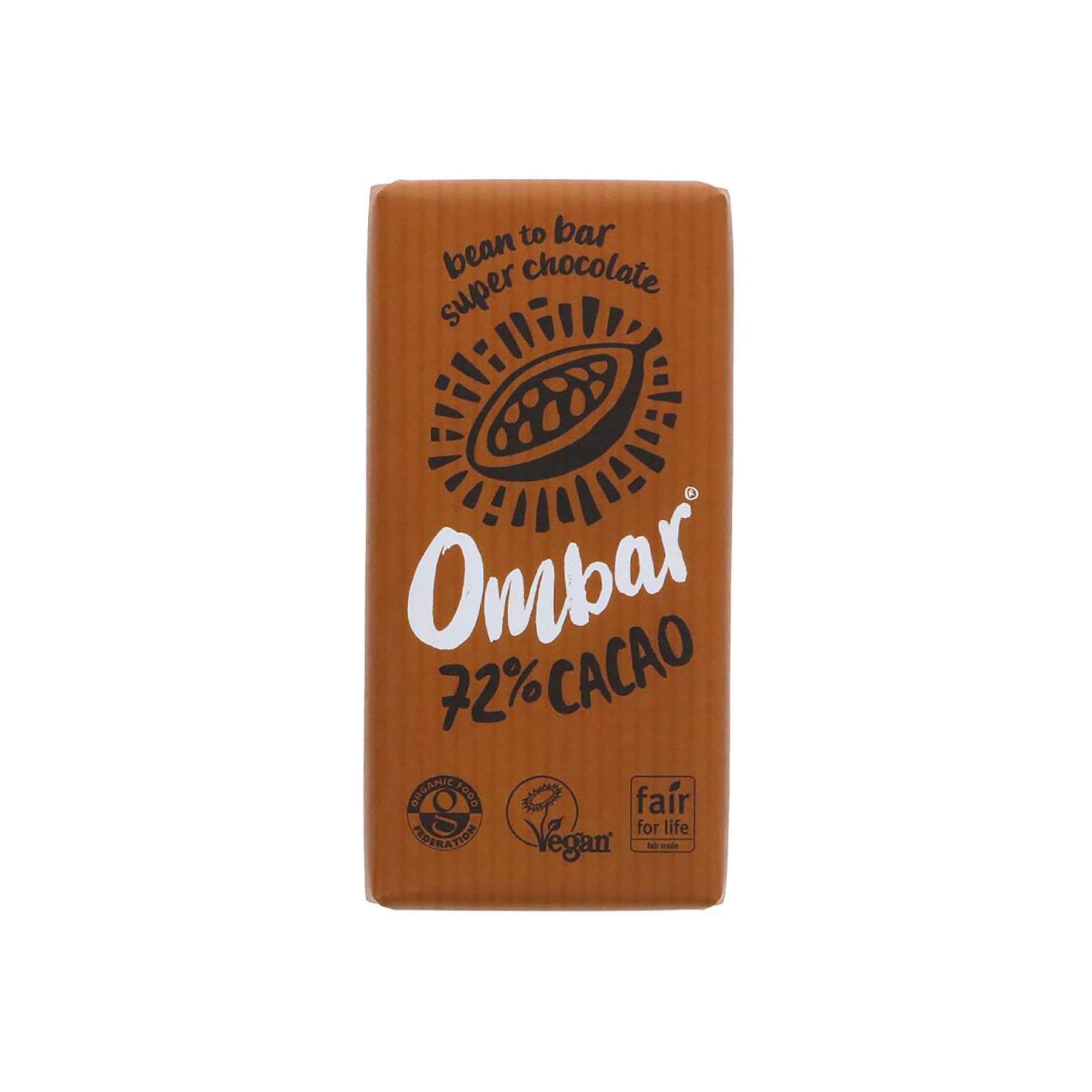 Ombar 72%生機黑朱古力 Dark 72% Chocolate Bar (35g)