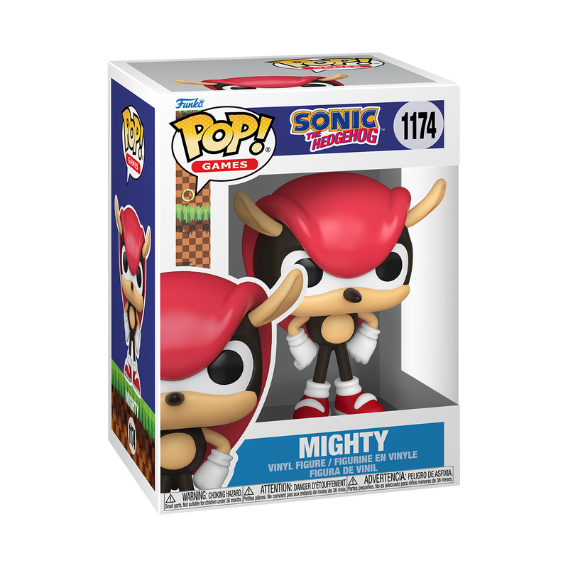 📦訂購 美國代購 Funko POP! SONIC THE HEDGEHOG Mighty the Armadillo Figure 超音鼠 模型