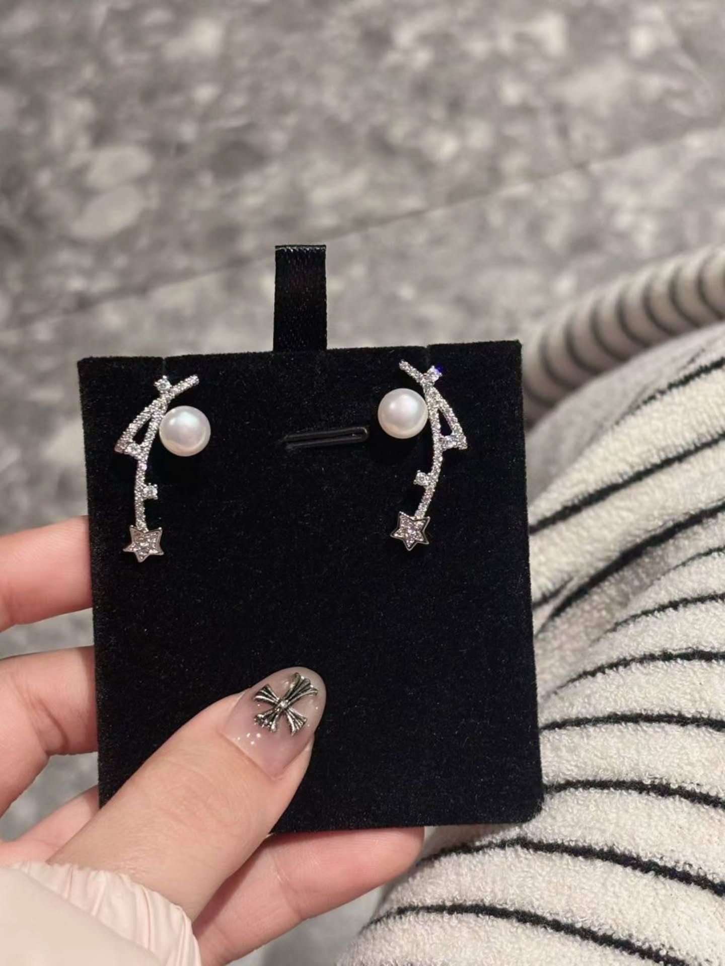 HEFANG同款气泡流星耳钉 🇨🇳