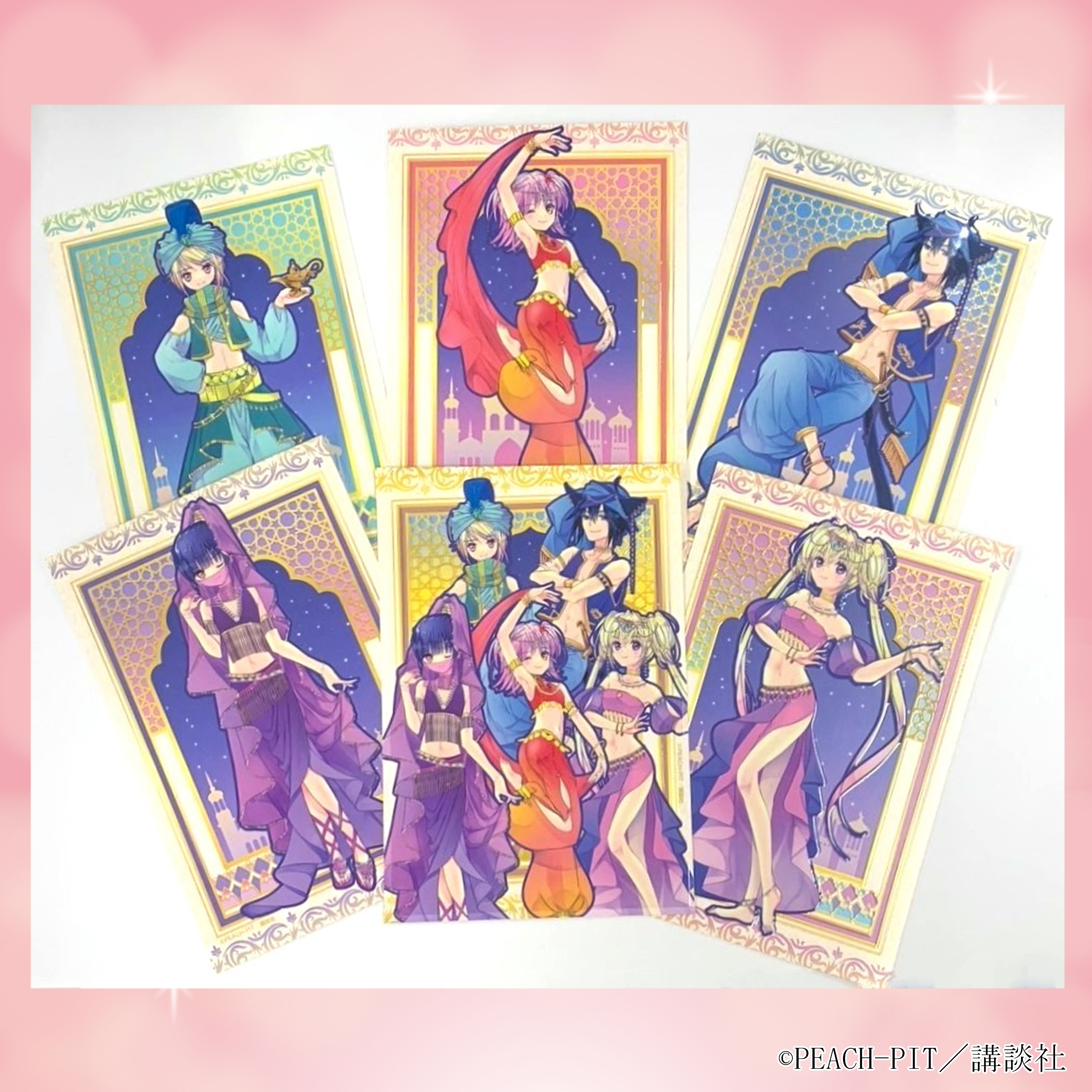 守護甜心 原畫卡6枚套裝 阿拉伯ver. Shugo Chara #P-SCG1038 [medicos] (IN-STOCK)