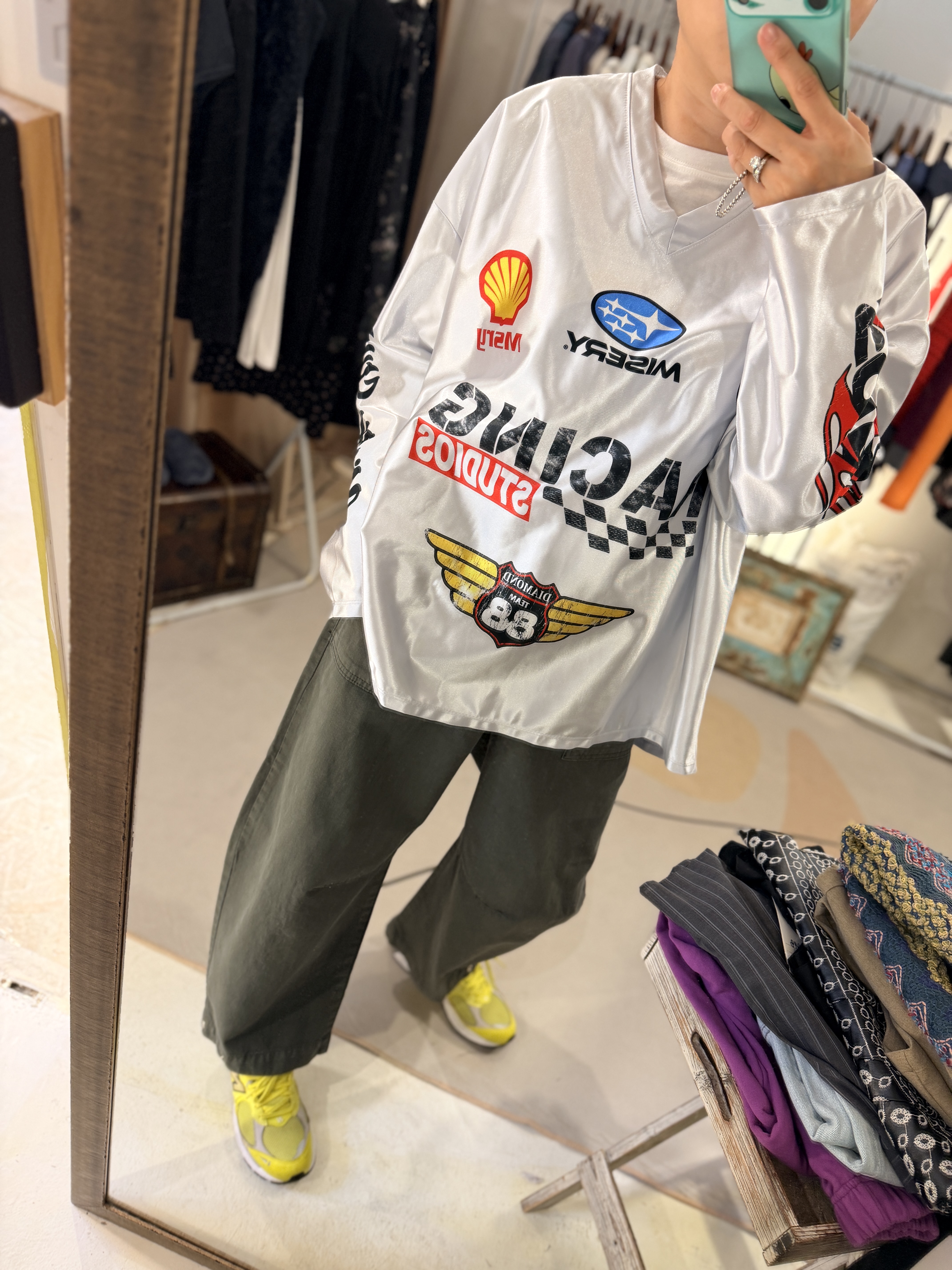 Racing car printed top