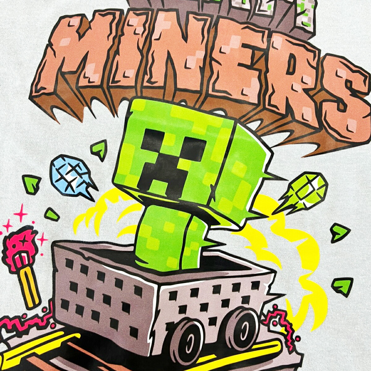 🆕【⭐訂購⭐】🌀 🇯🇵 日本直送 #Minecraft "Team Miners" 短袖家居服套裝［2款選］🌀 [PLFA-0098] [260627]